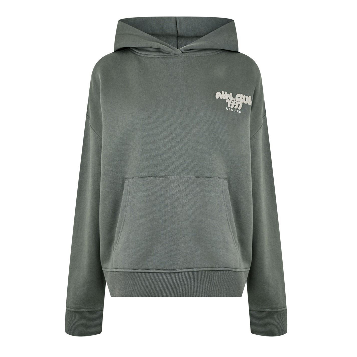 USA Pro Oversize Fit Hooded Graphic Sweatshirt