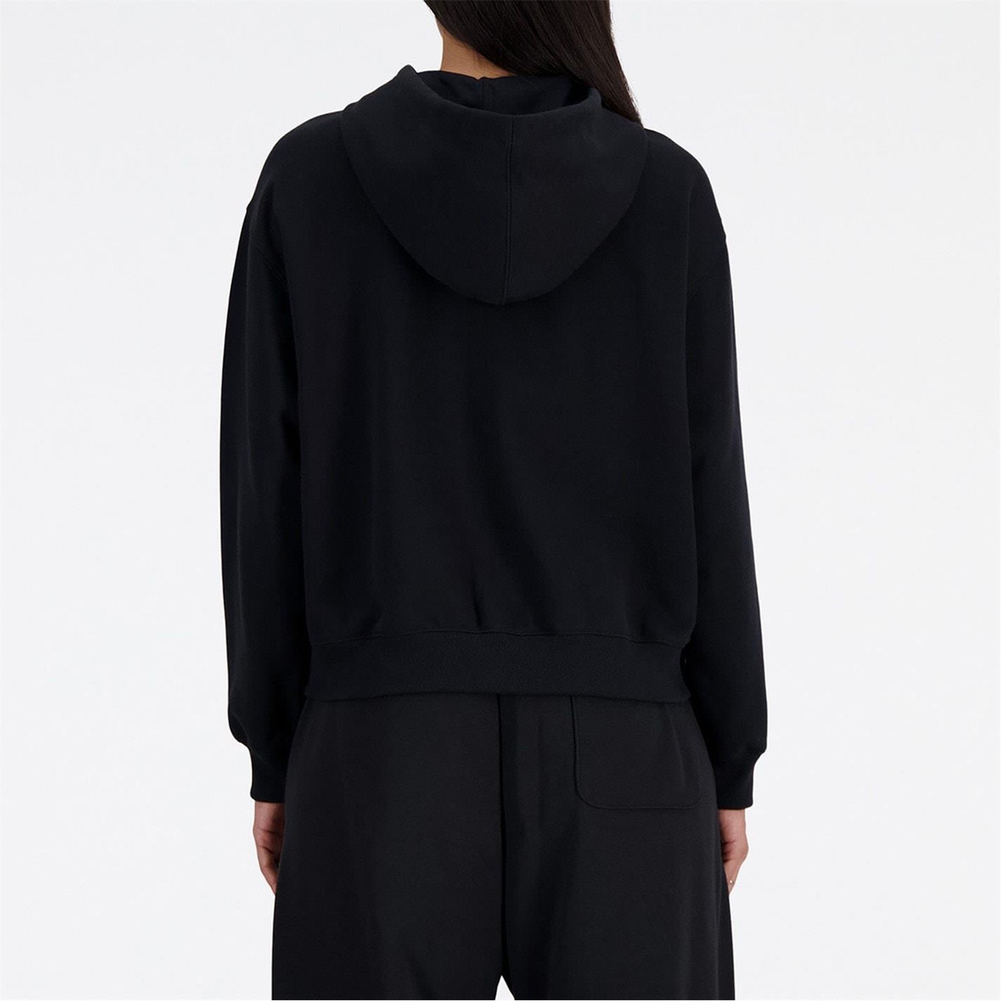 New Balance Full-Zip Hooded Relaxed Fit Sweatshirt
