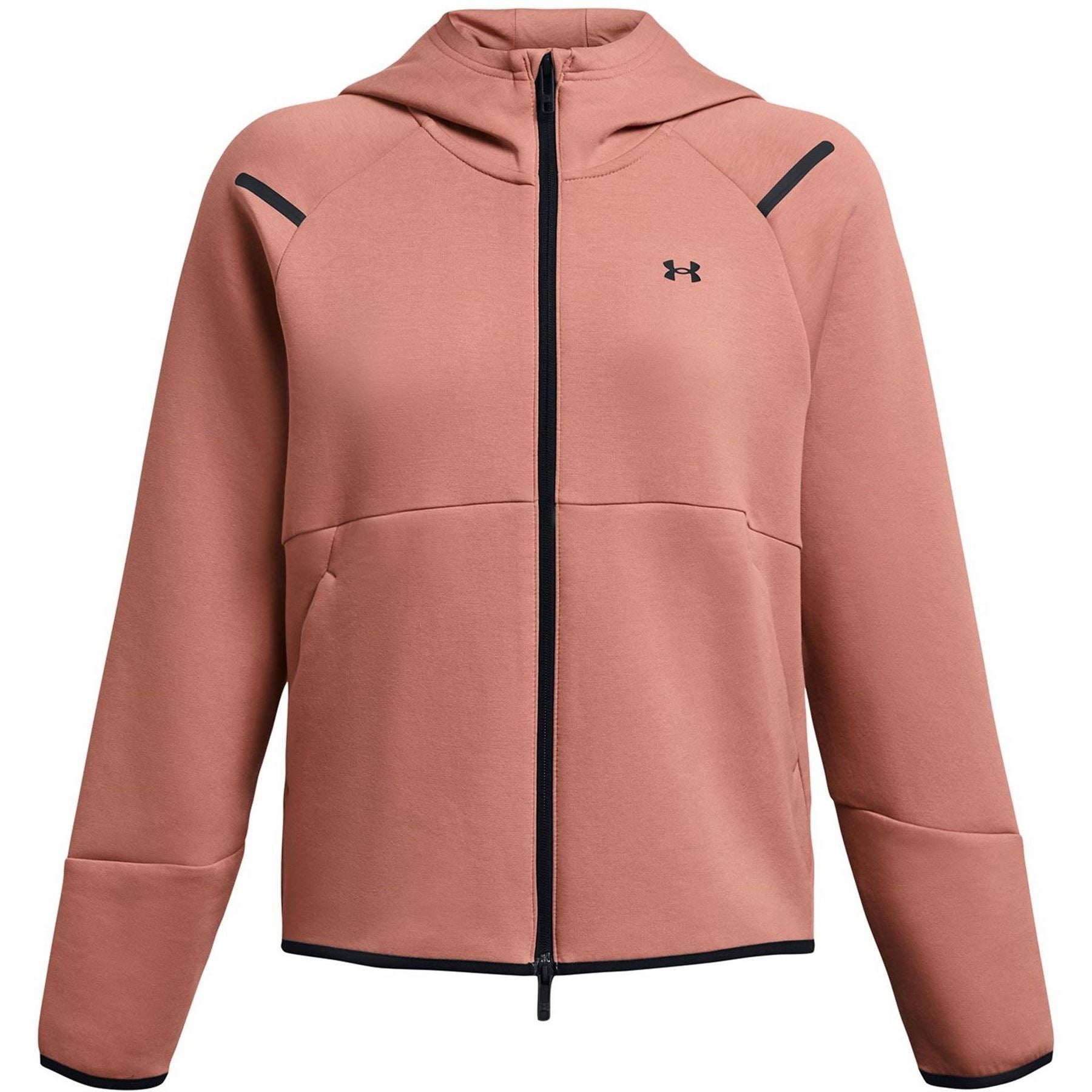 Under Armour Unst Heathered Patterned Hooded Full Zipper Sweat Jacket