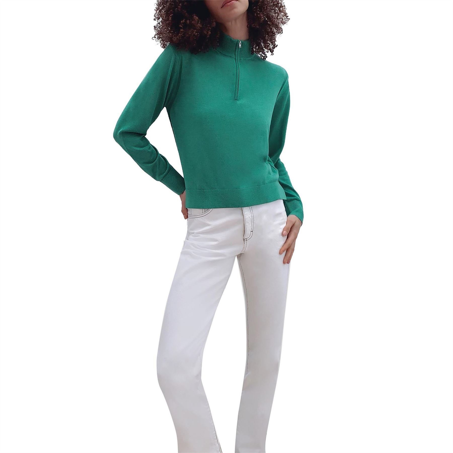 French Connection Recycled Half  Zip Jumper