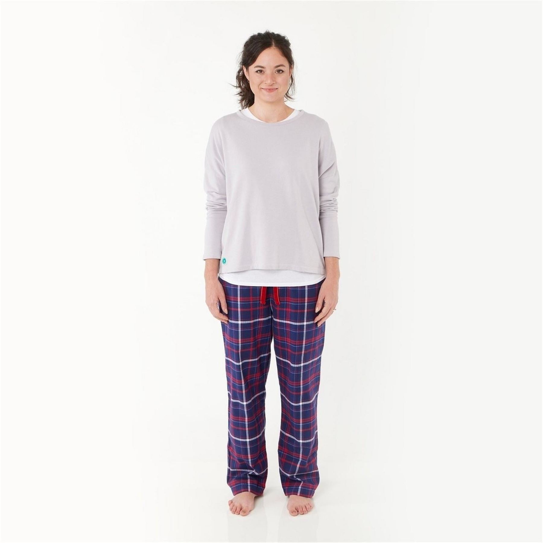 Loungers Ladies Organic Brushed Cotton Lounge Trousers