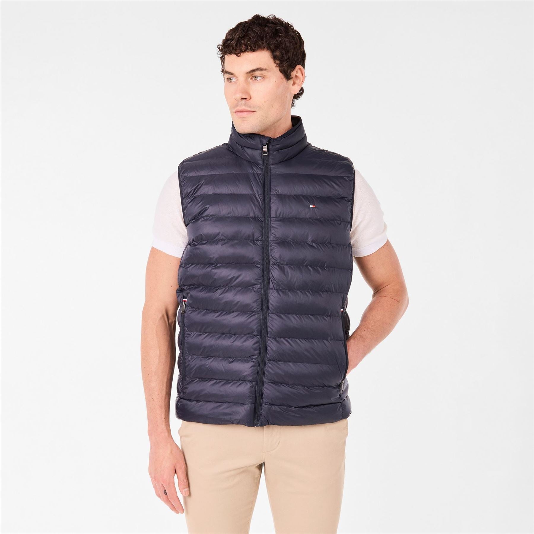 Tommy Hilfiger Core Packable Recycled Solid Patterned Gilet