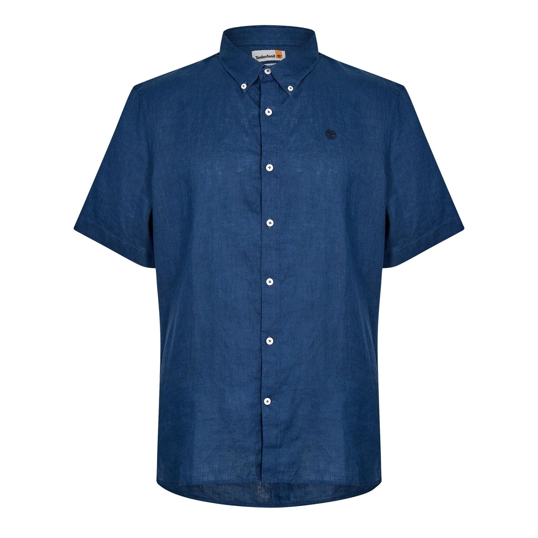 Timberland Mill Brook Collared Button Down Short Sleeve Shirt