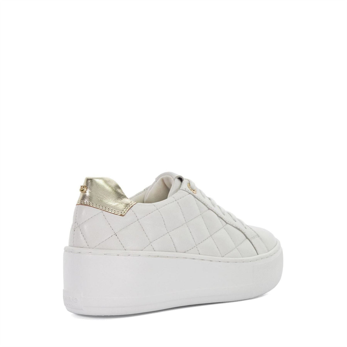 Dune London Elizas Quilted Wedge Heel Trainers