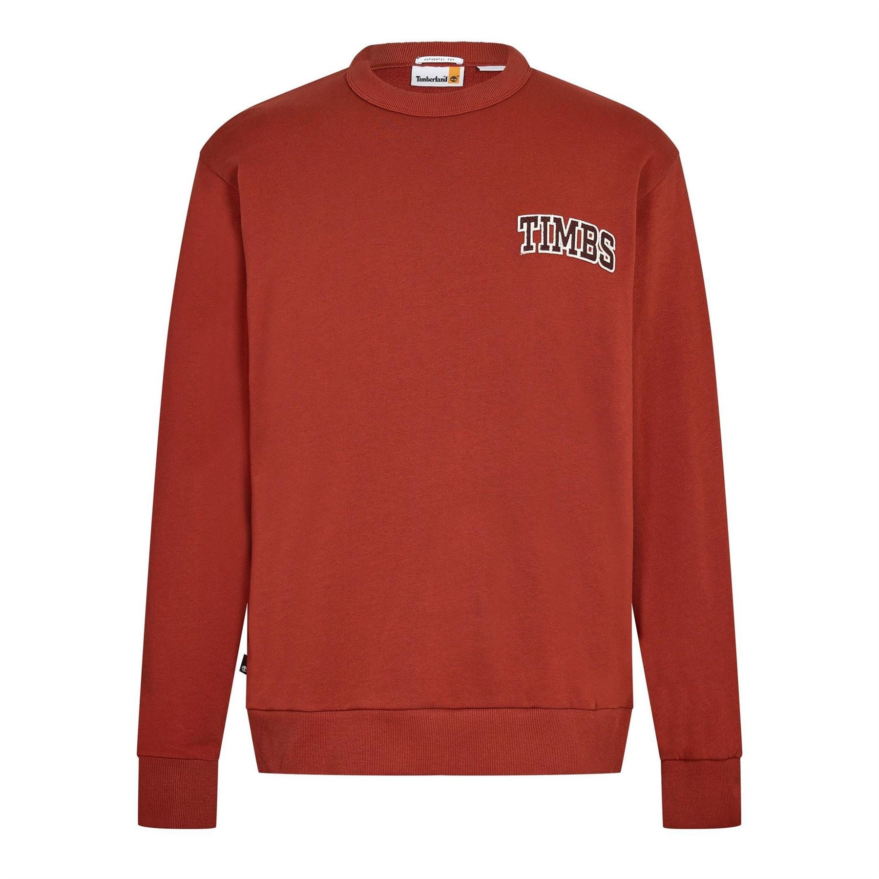 Timberland Front Timbs Graphic Crew Neck Long Sleeve Sweatshirt