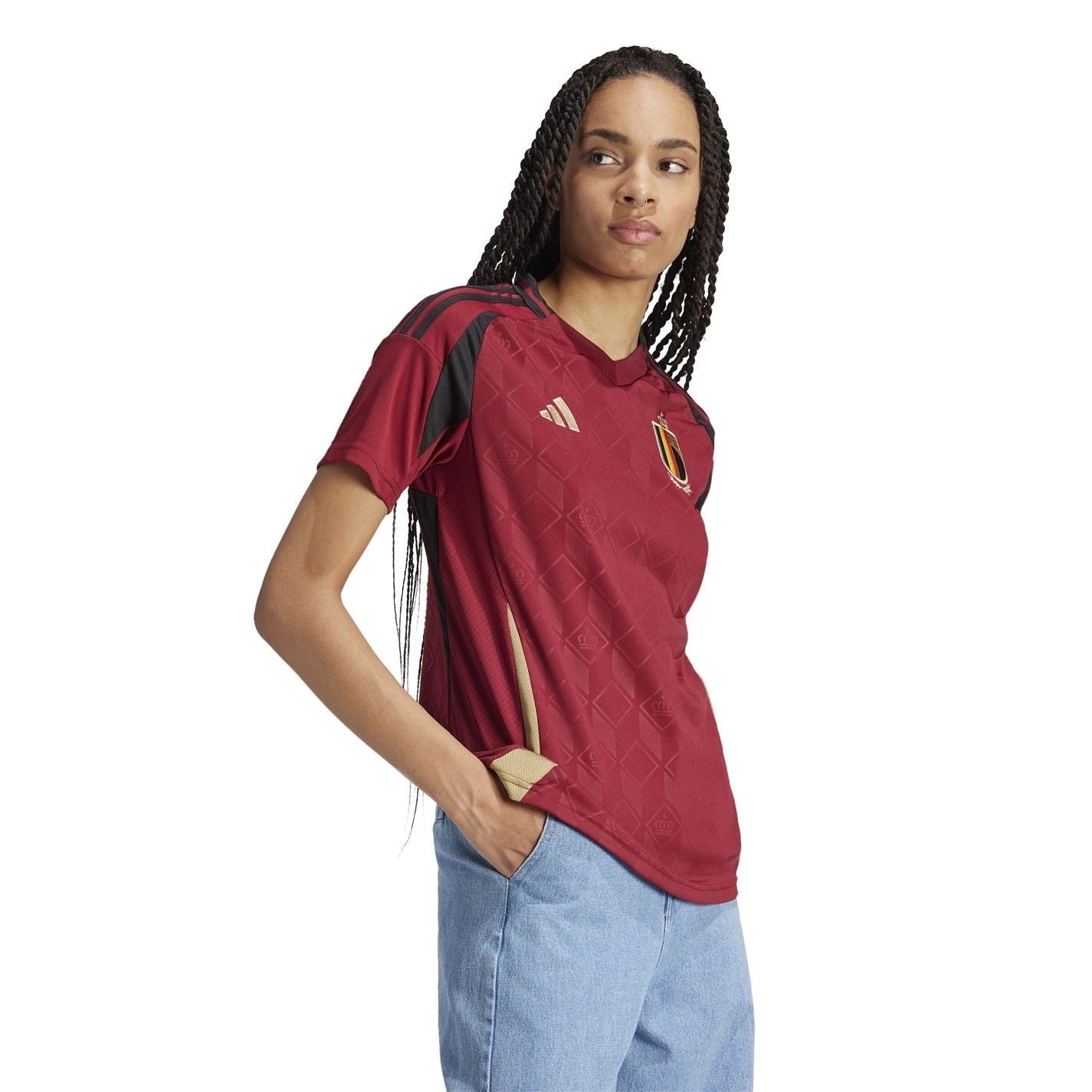 adidas Womens Belgium Home Shirt 2024
