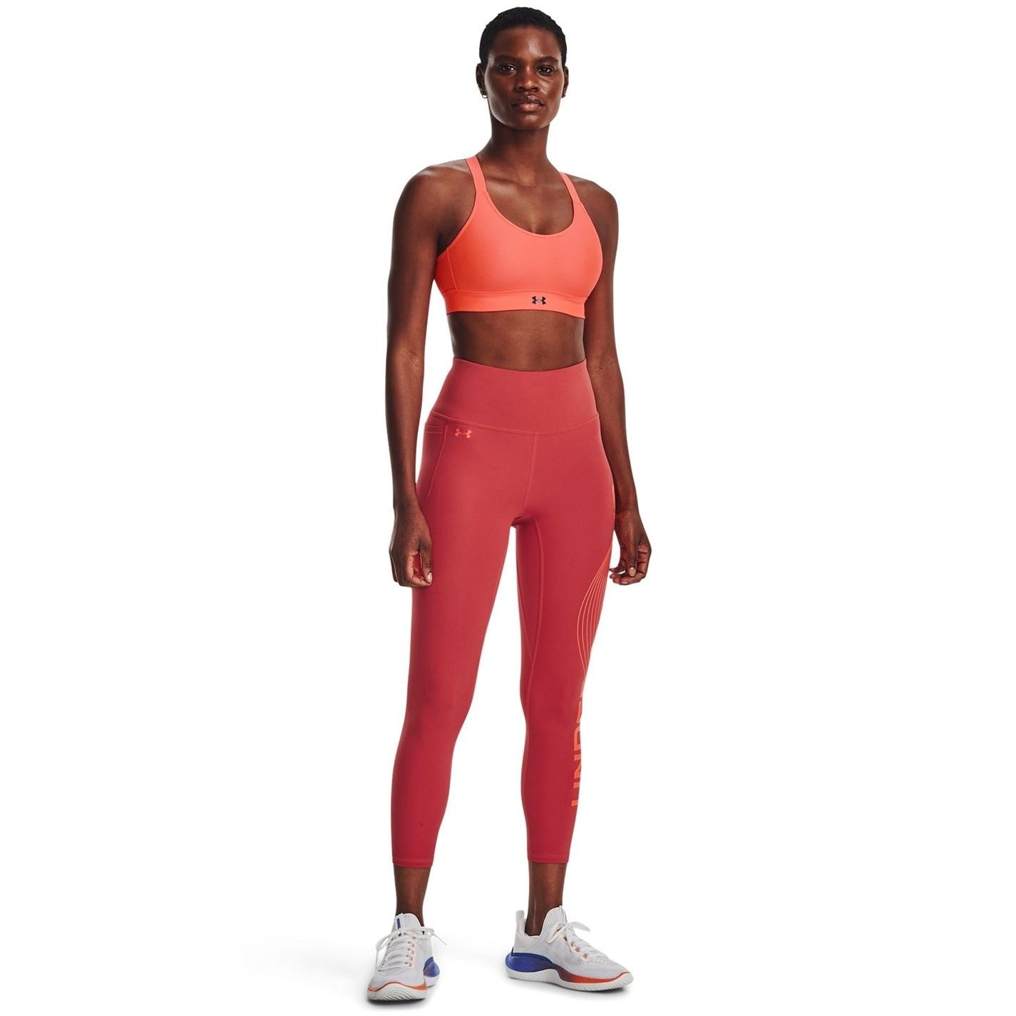 Under Armour Womens Motion Branded Ankle Leggings