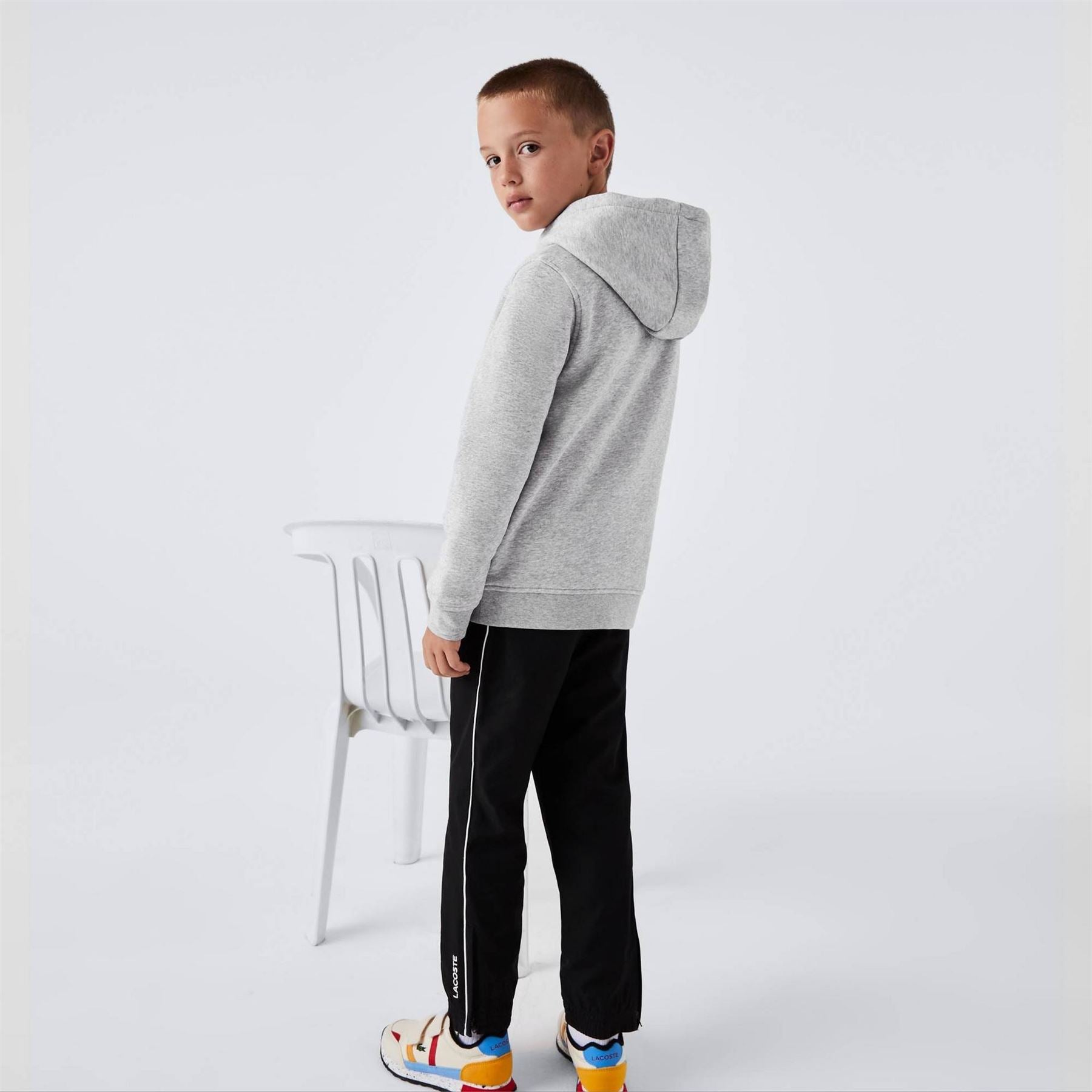 Lacoste Logo Over The Head Hoodie