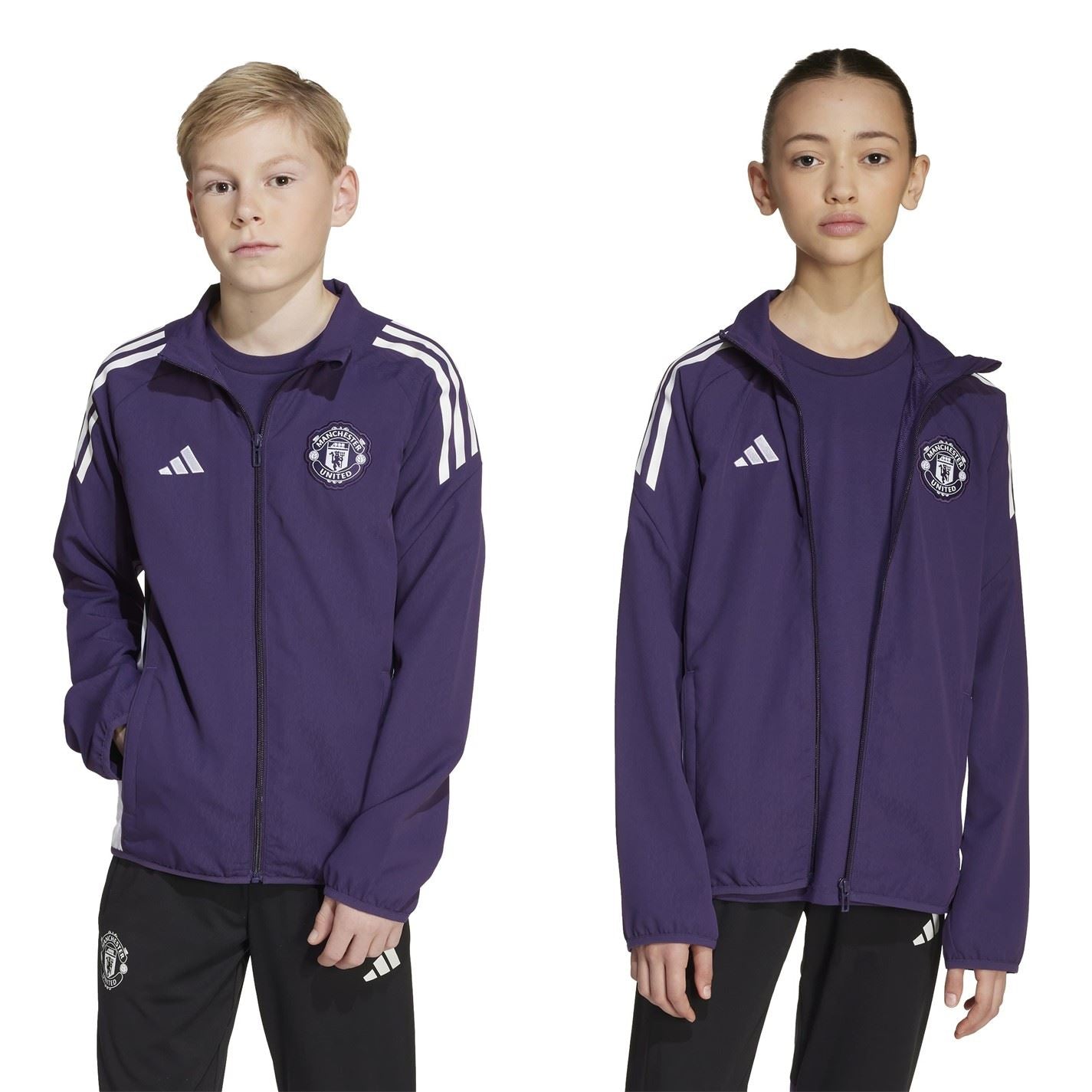 adidas Manchester United Pre Match Jacket 2025 2026 Juniors