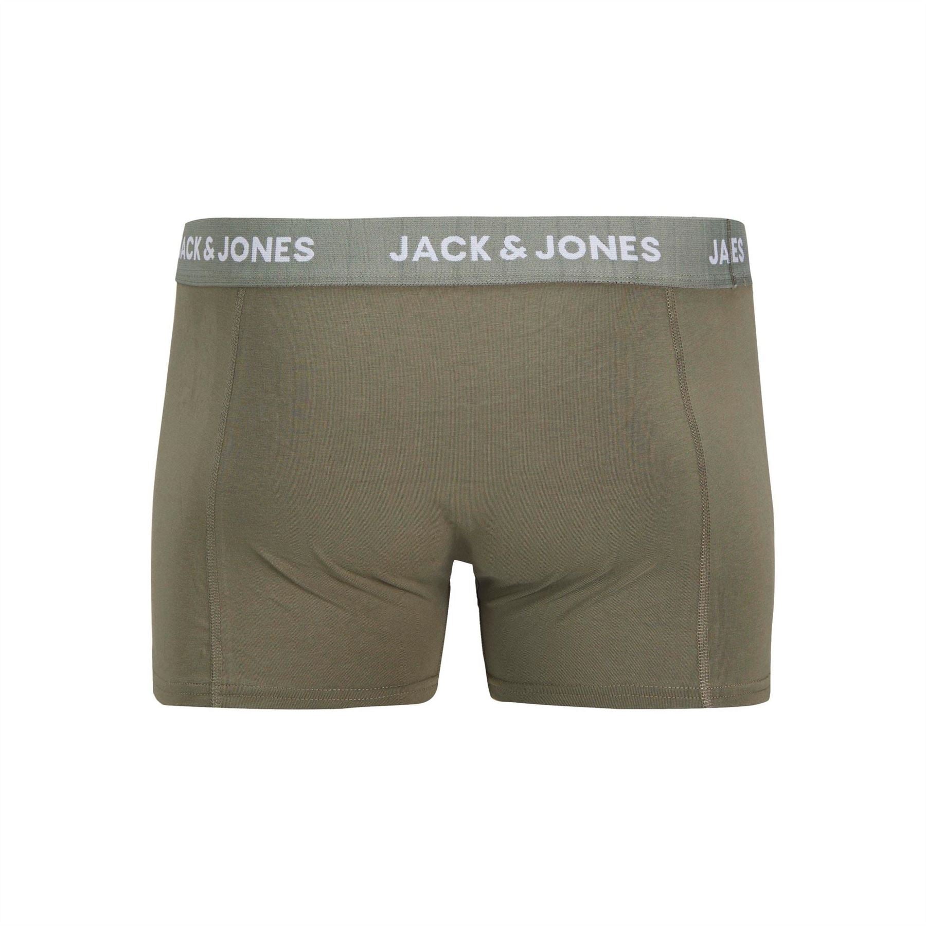 Jack and Jones Solid Trunks 3 Pack Boxers