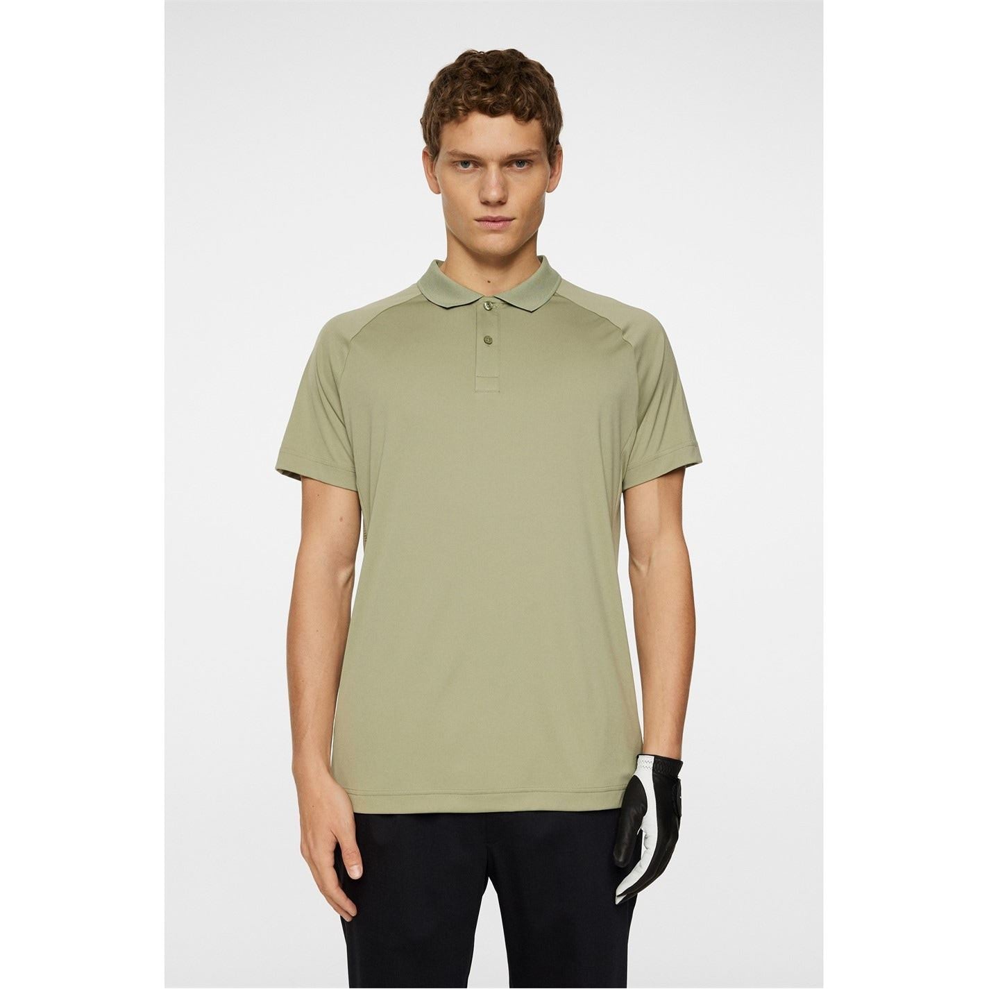 J Lindeberg Golf Sola Regular Fit Raglan Sleeve Polo