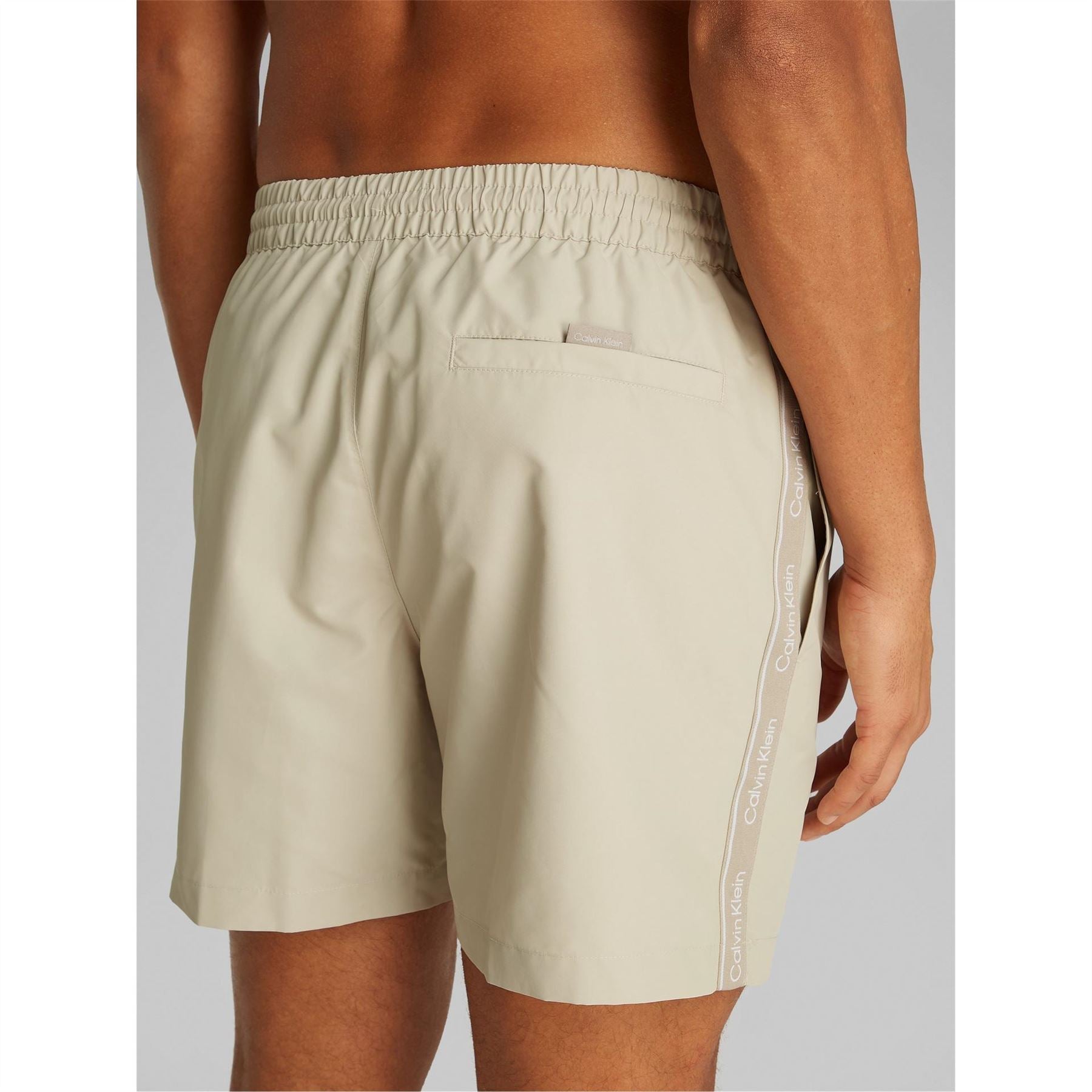 Calvin Klein Mens Tape Swim Shorts