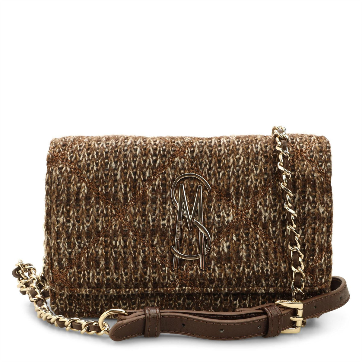 Steve Madden Bendue Cross Body Bag with Basket Weave