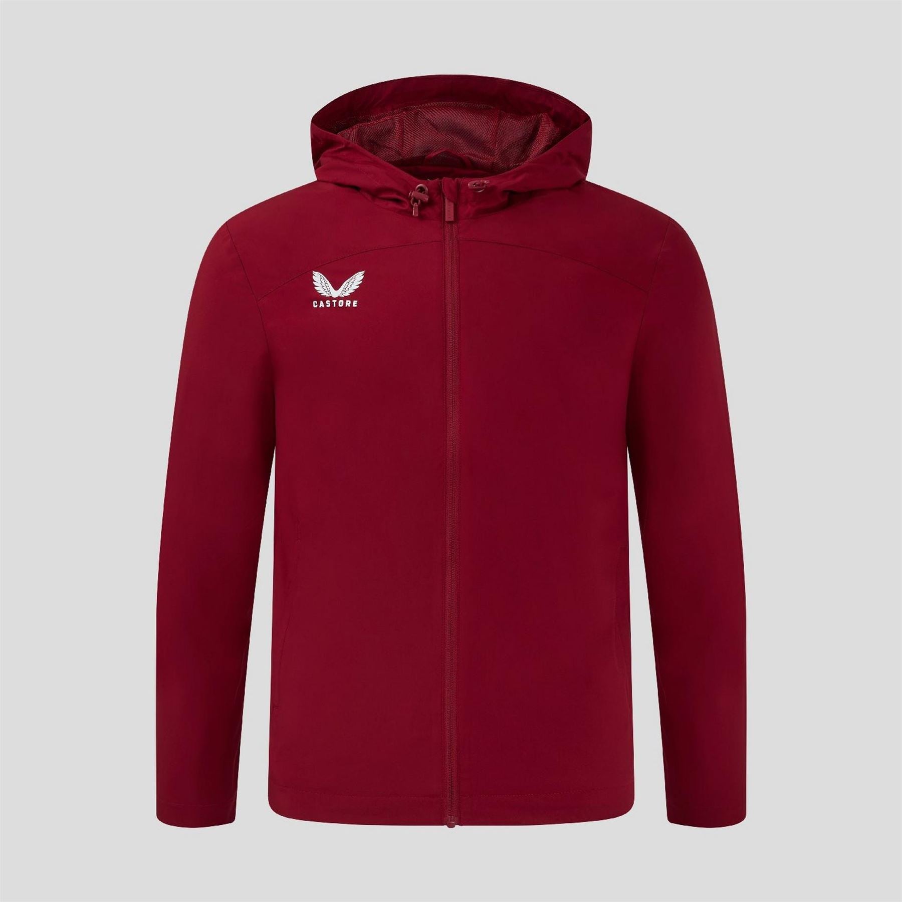 Castore Water Resistant Long Sleeve Hooded Rugby Jacket