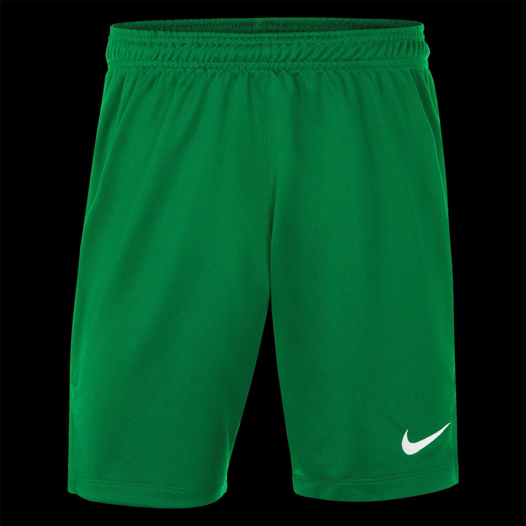 Nike Solid Patterned Soccer Shorts with Elasticated Waistband