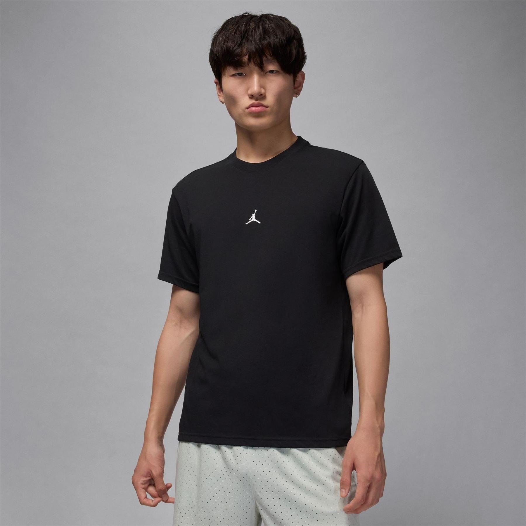 Air Jordan Regular Fit Small Logo Print Crew Neck T-Shirt
