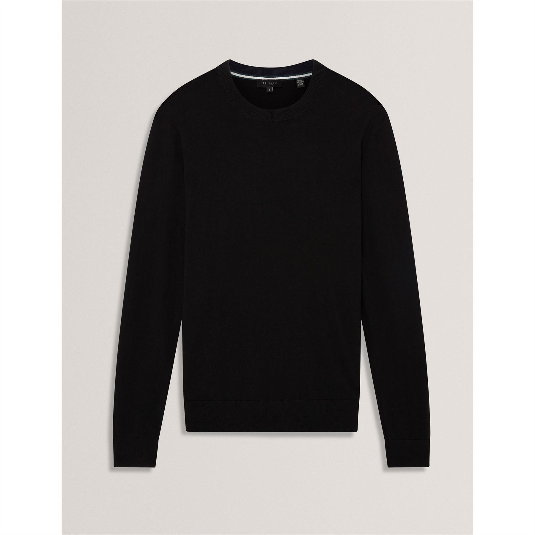 Ted Baker Merino Crew Neck Long Sleeve Sweater