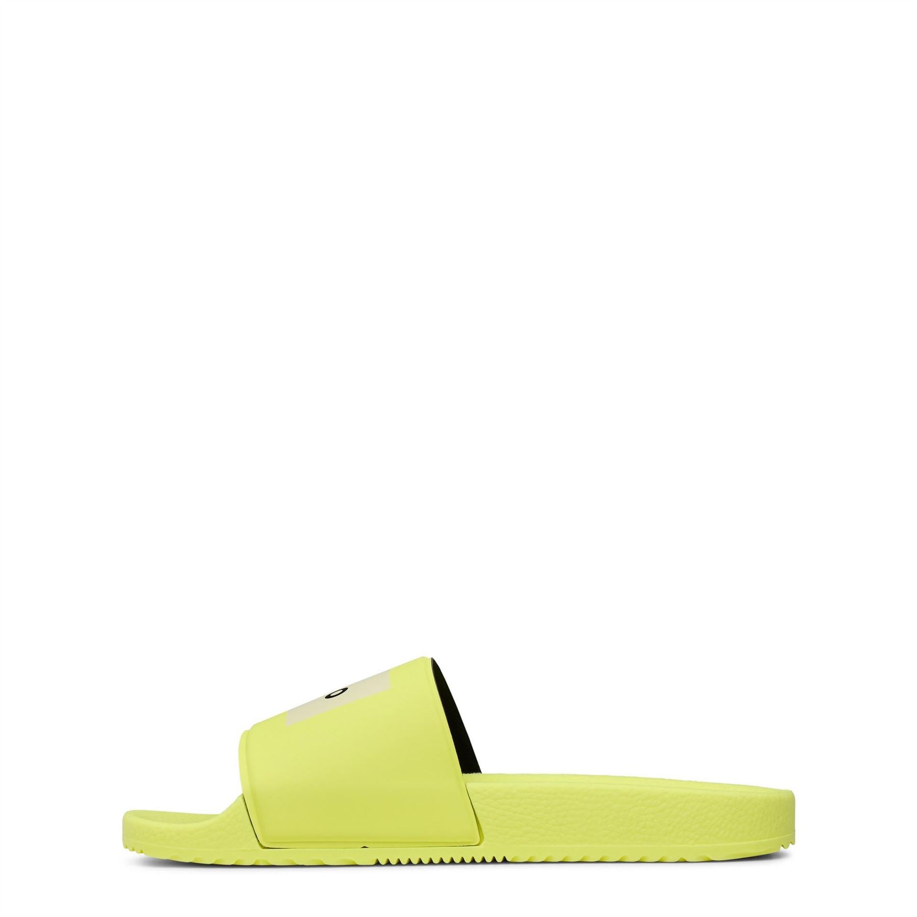Hugo Logo Print Open Toe Slides