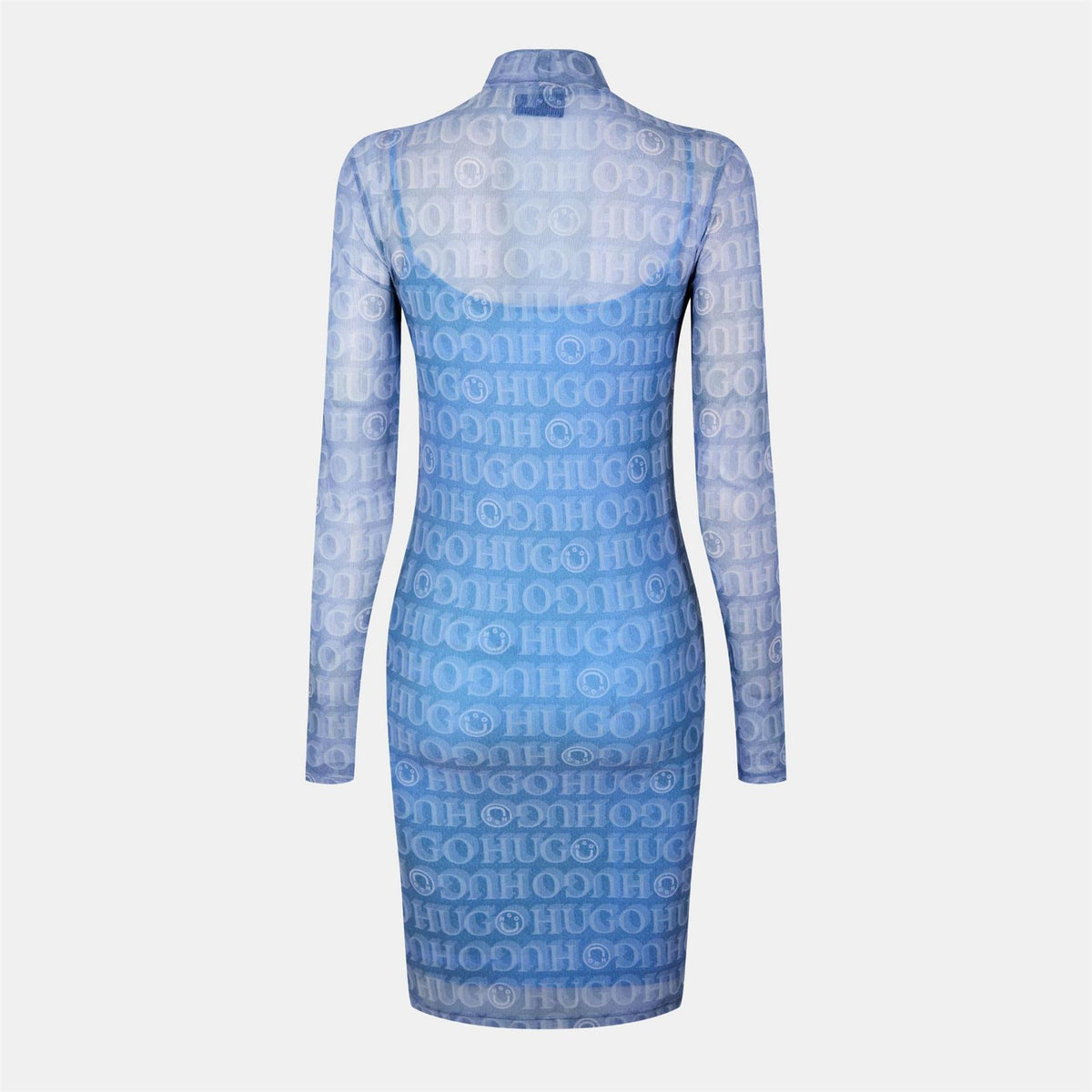 Hugo Noella High Neck Mini Bodycon Dress