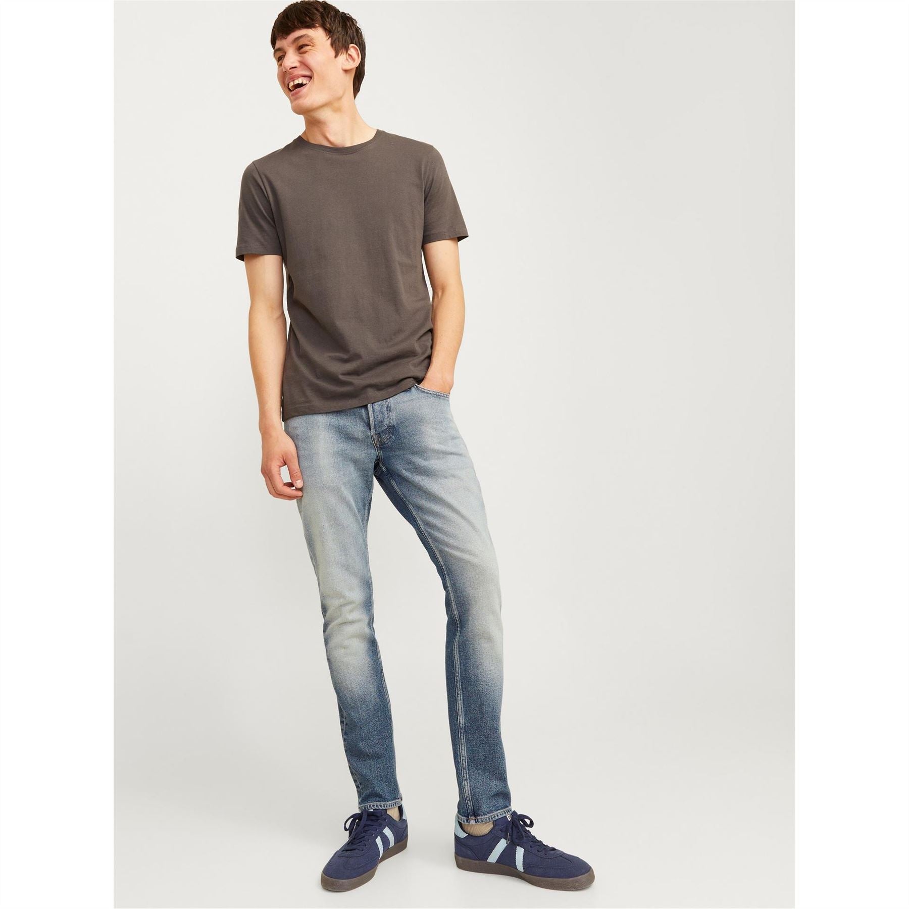 Jack and Jones Glenn Five Pocket Skinny Jeans
