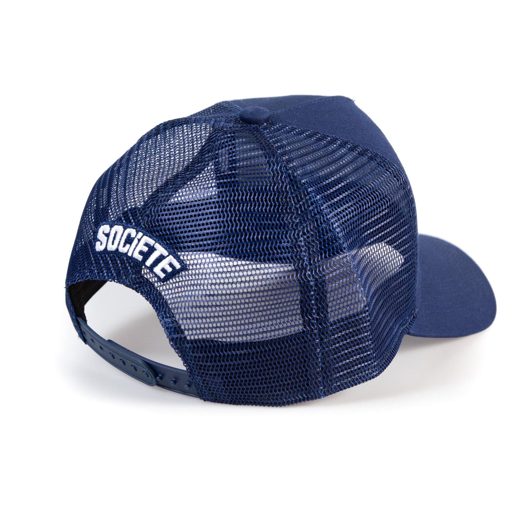 Societe Noir Logo Lettering Adjustable Trucker Cap