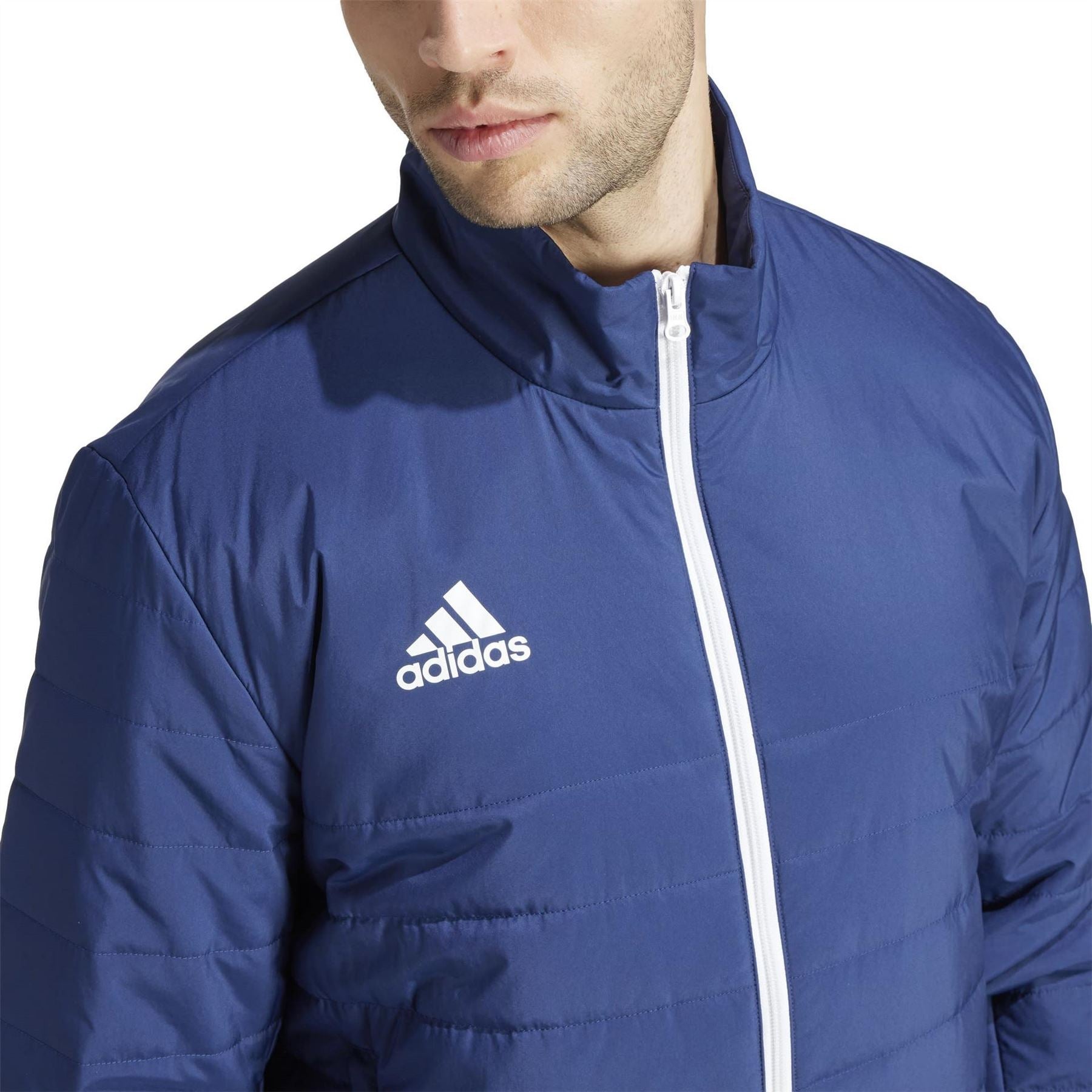 adidas Entrada Long Sleeve Full Zip Rain Anorak