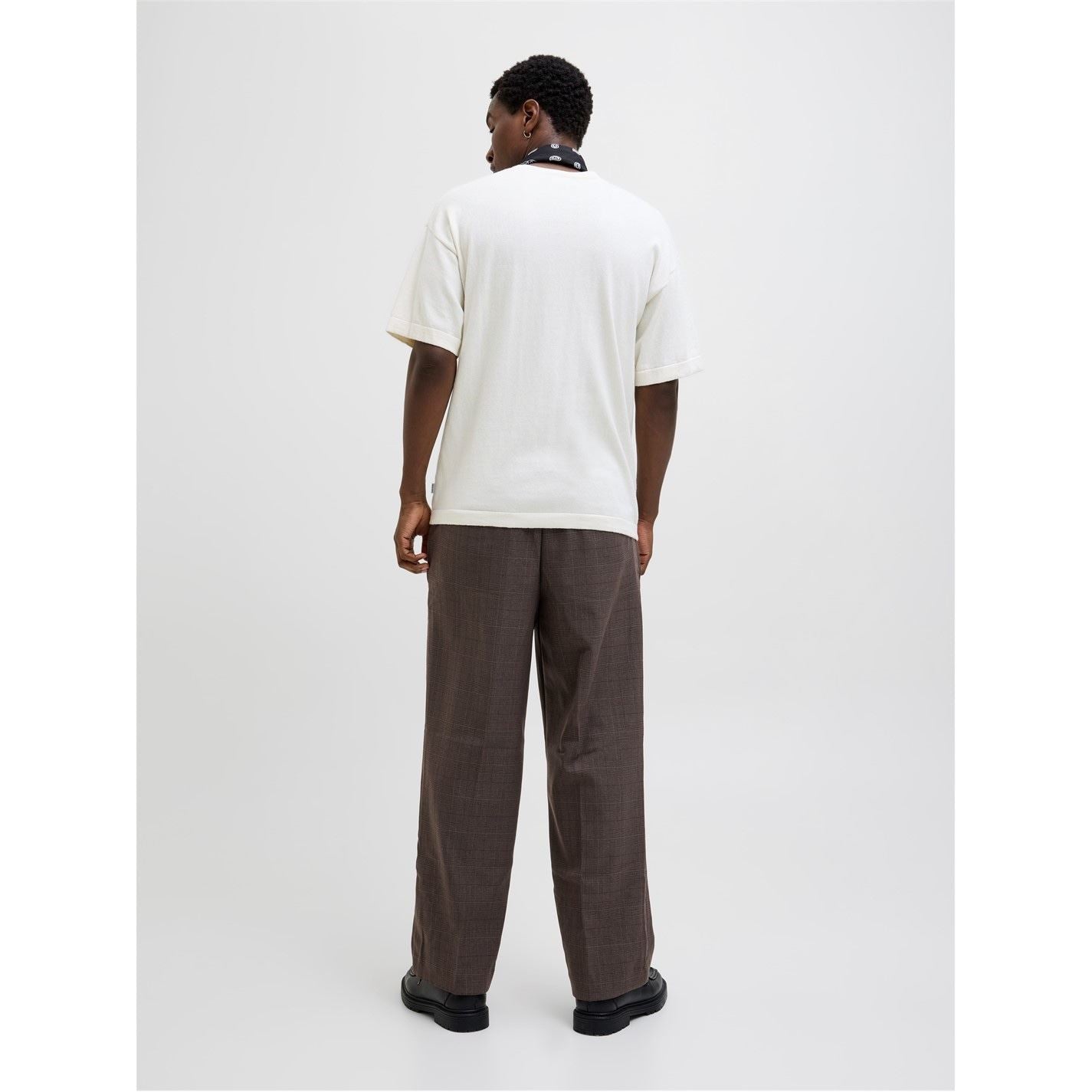 Jack and Jones Bill Solid Patterned Wide Leg Joggers