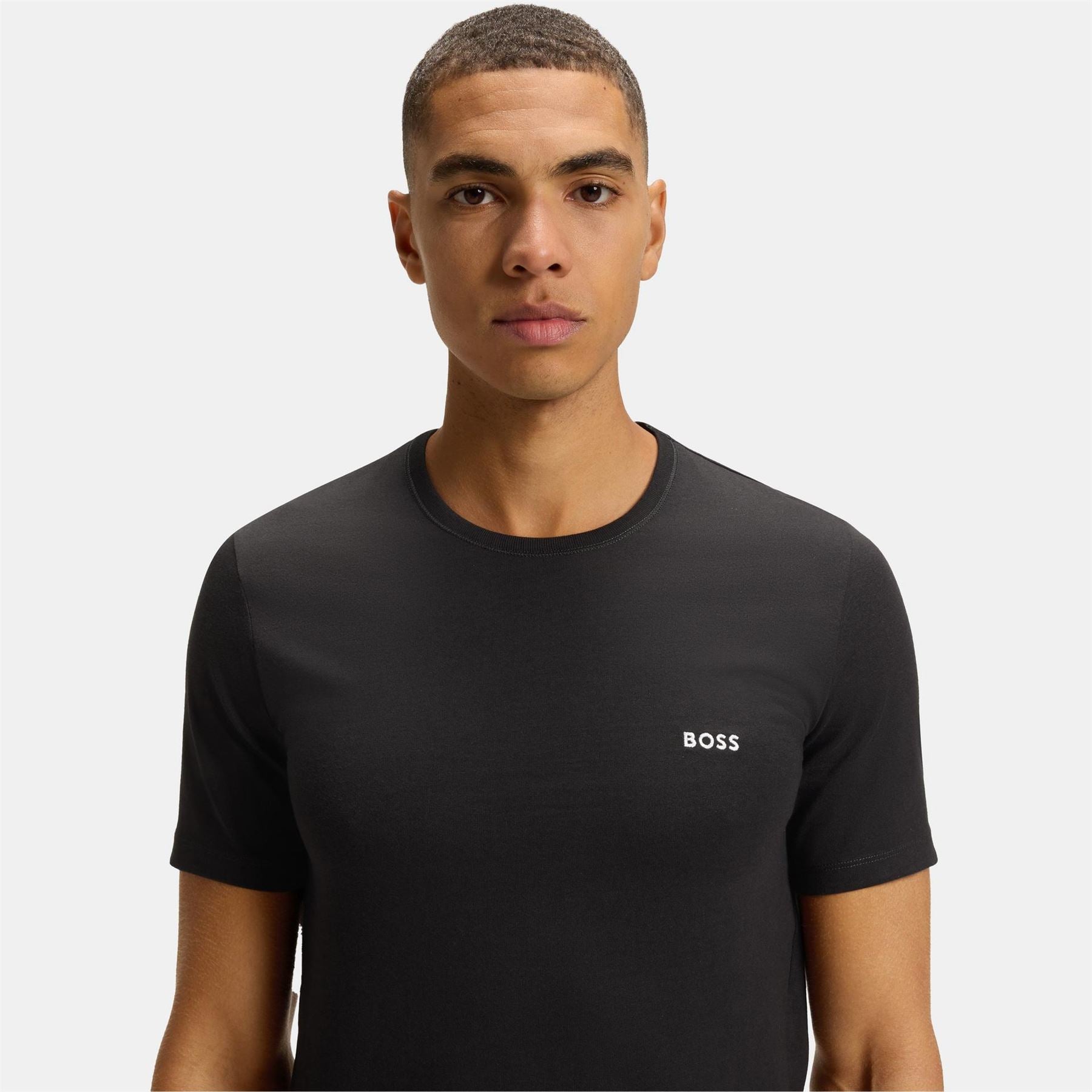 Boss BOSS Bodywear 3 Pack Premium Cotton T Shirts   Crew Neck