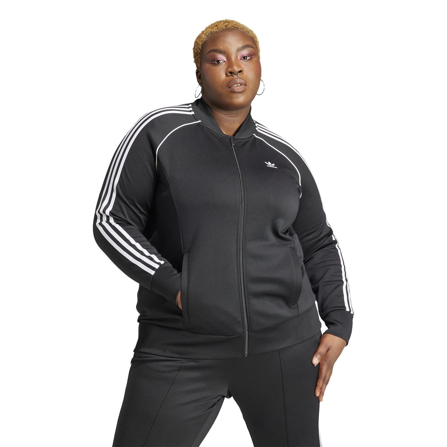 adidas Originals Womens Signature Three Stripe Track Top