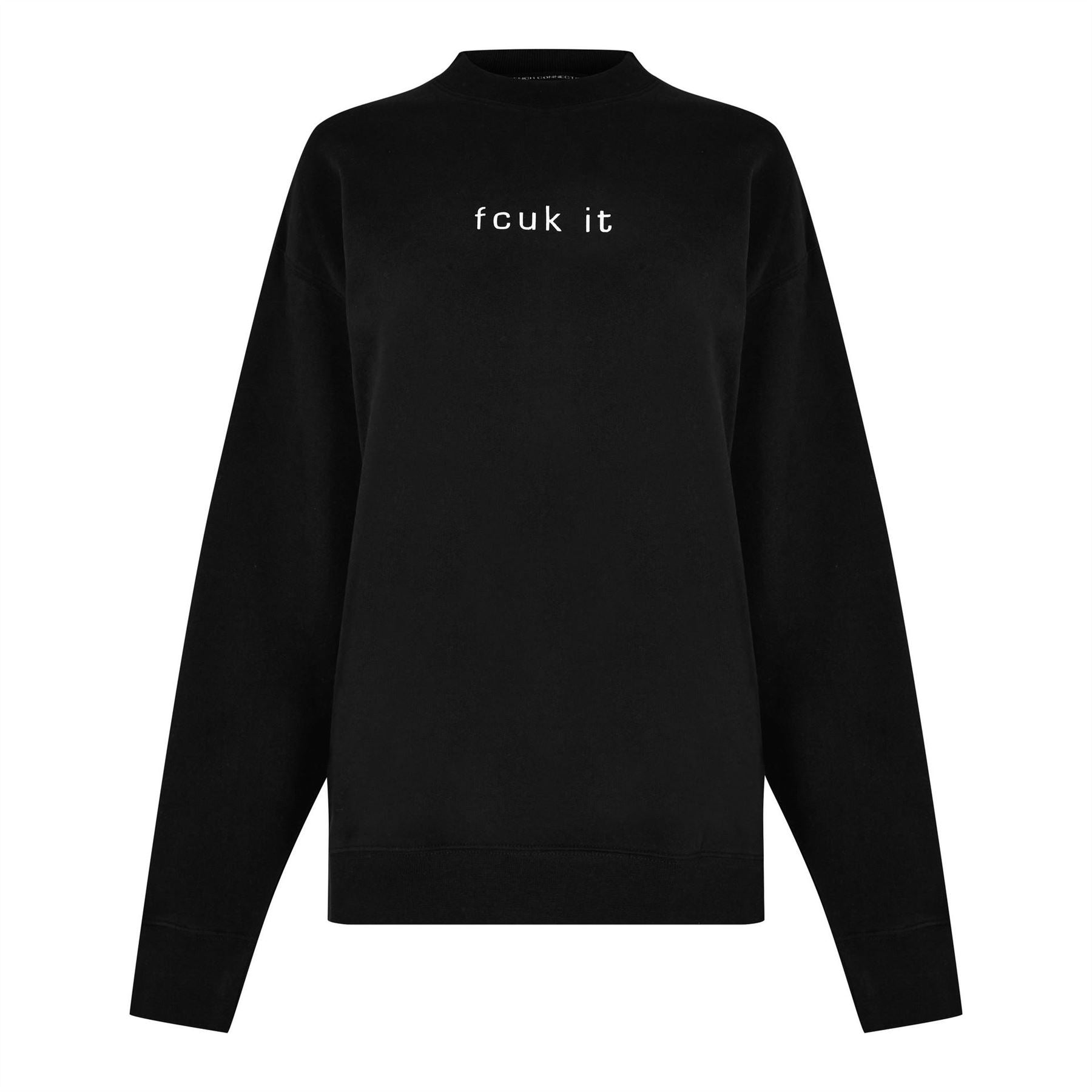 FCUK Crew Neck Lettering Relaxed Sweatshirt
