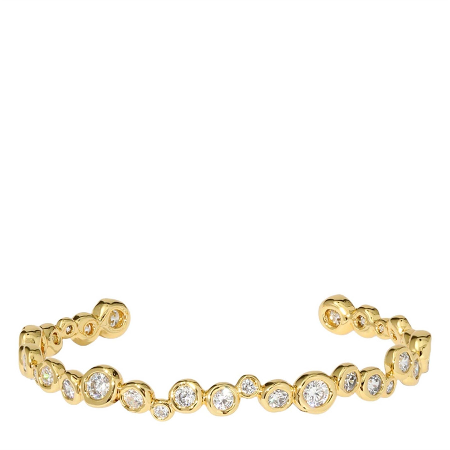 Alexis Bittar Gold Cz Skinny Cuff