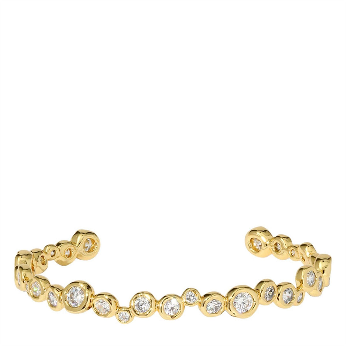 Alexis Bittar Gold Cz Skinny Cuff