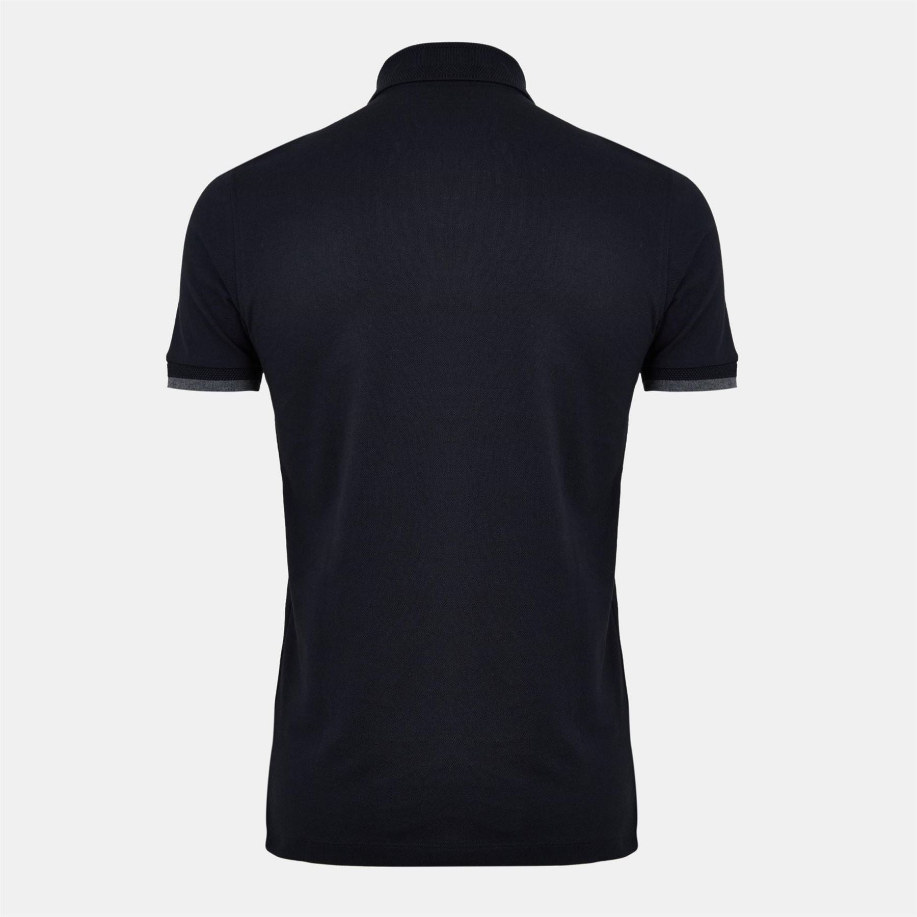 Boss Collared Neck Button Placket Polo Shirt
