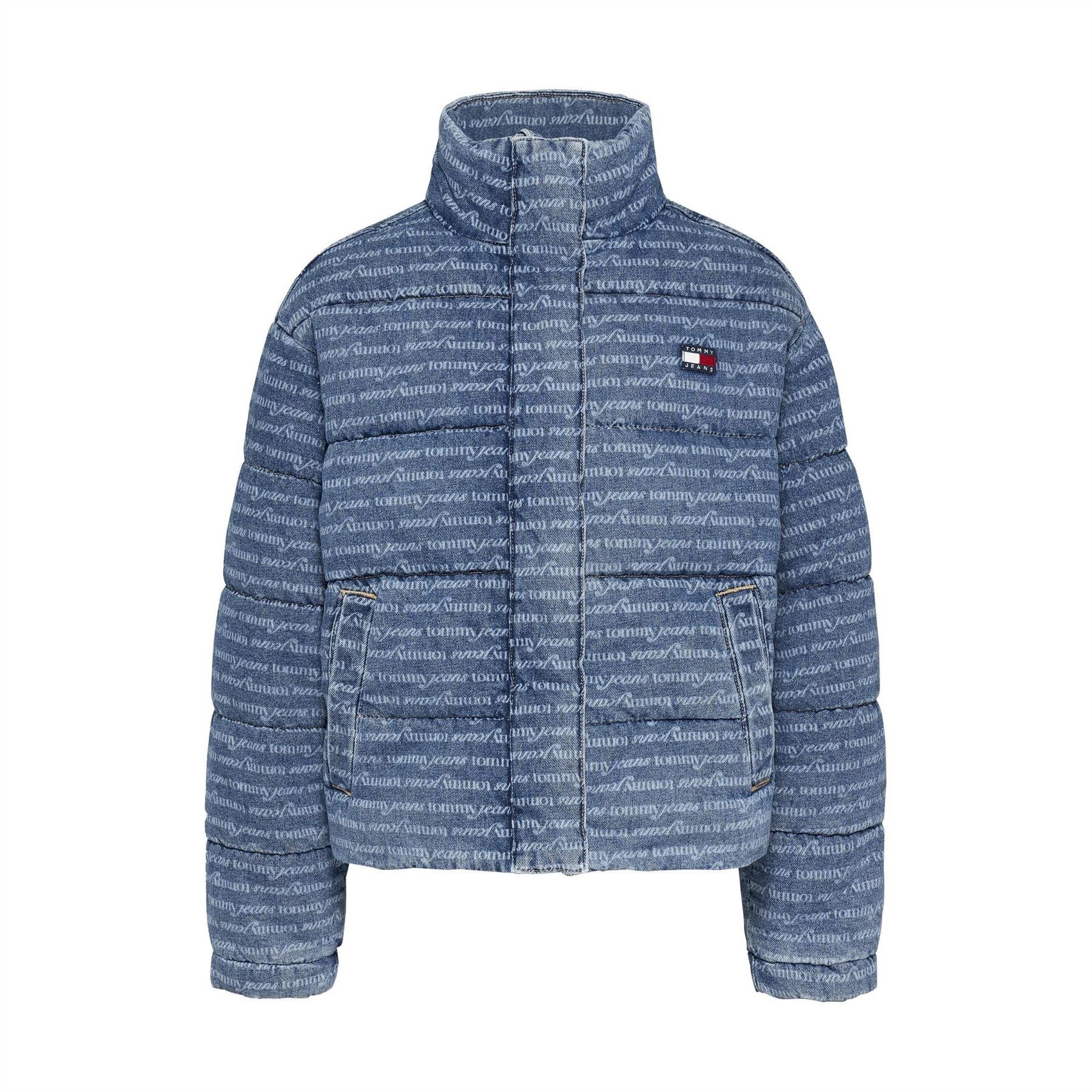 Tommy Jeans Quilted Cropped Short Puffer Jacket