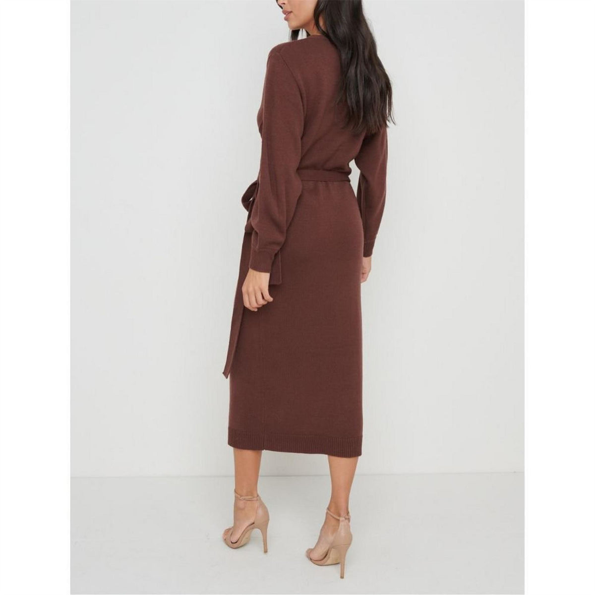 Pretty Lavish Wrap Midi Dress
