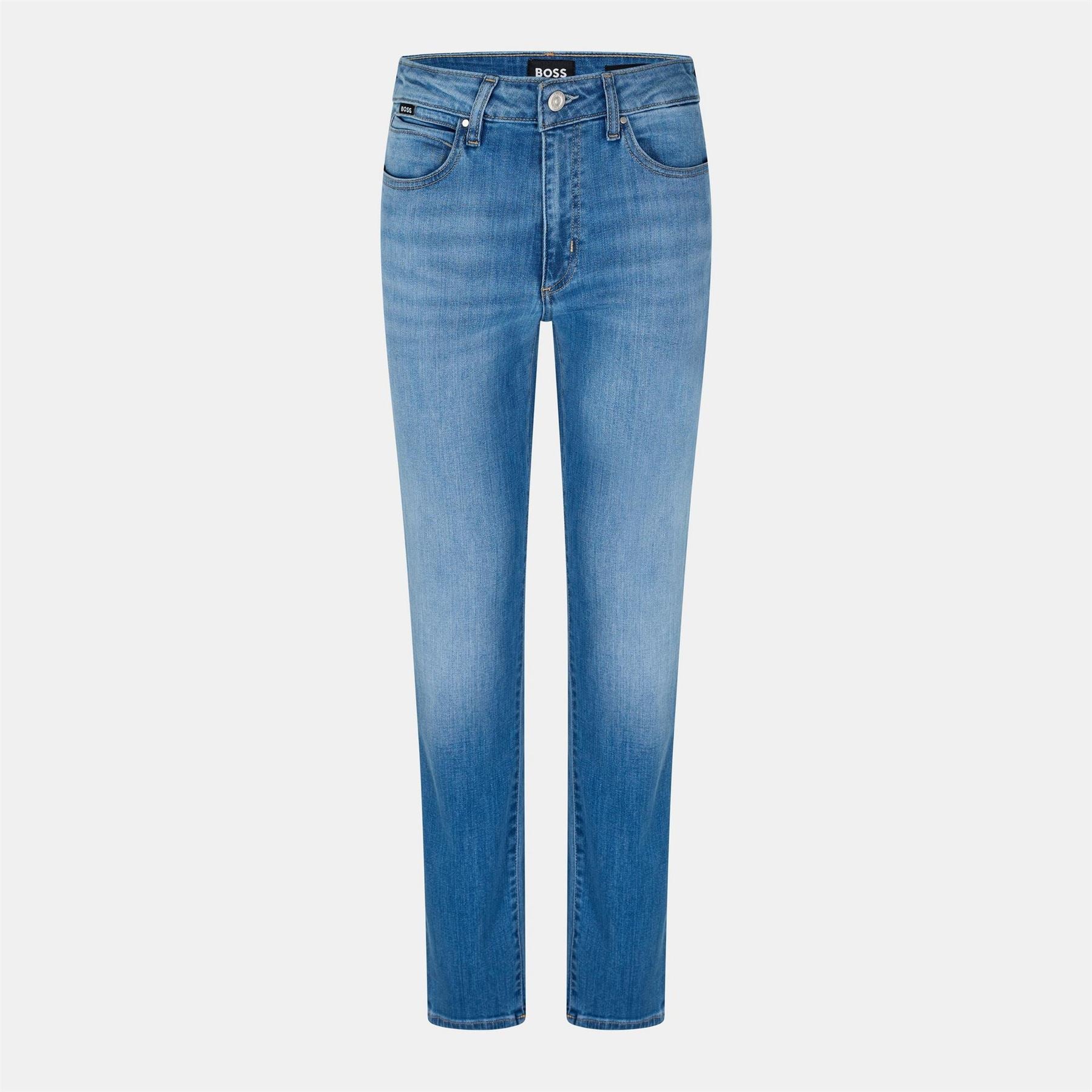 Boss High Rise Slim Fit Five Pocket Jeans