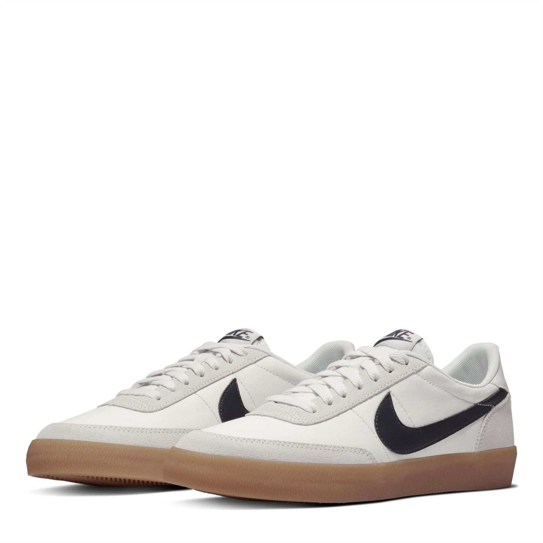 Nike Leather Low Top Flat Heel Sneakers