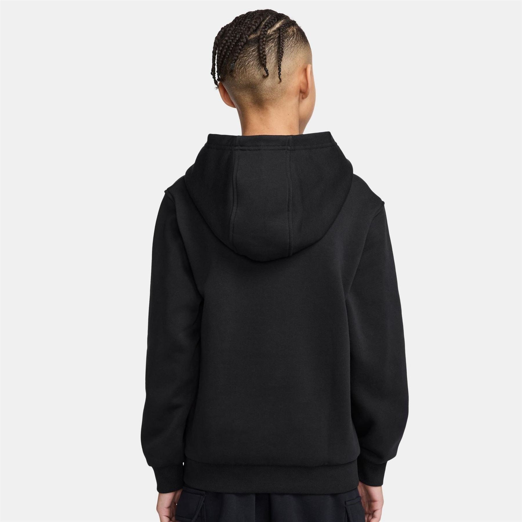 Nike Text Graphic Hooded Neck Long Sleeve Sweatshirt