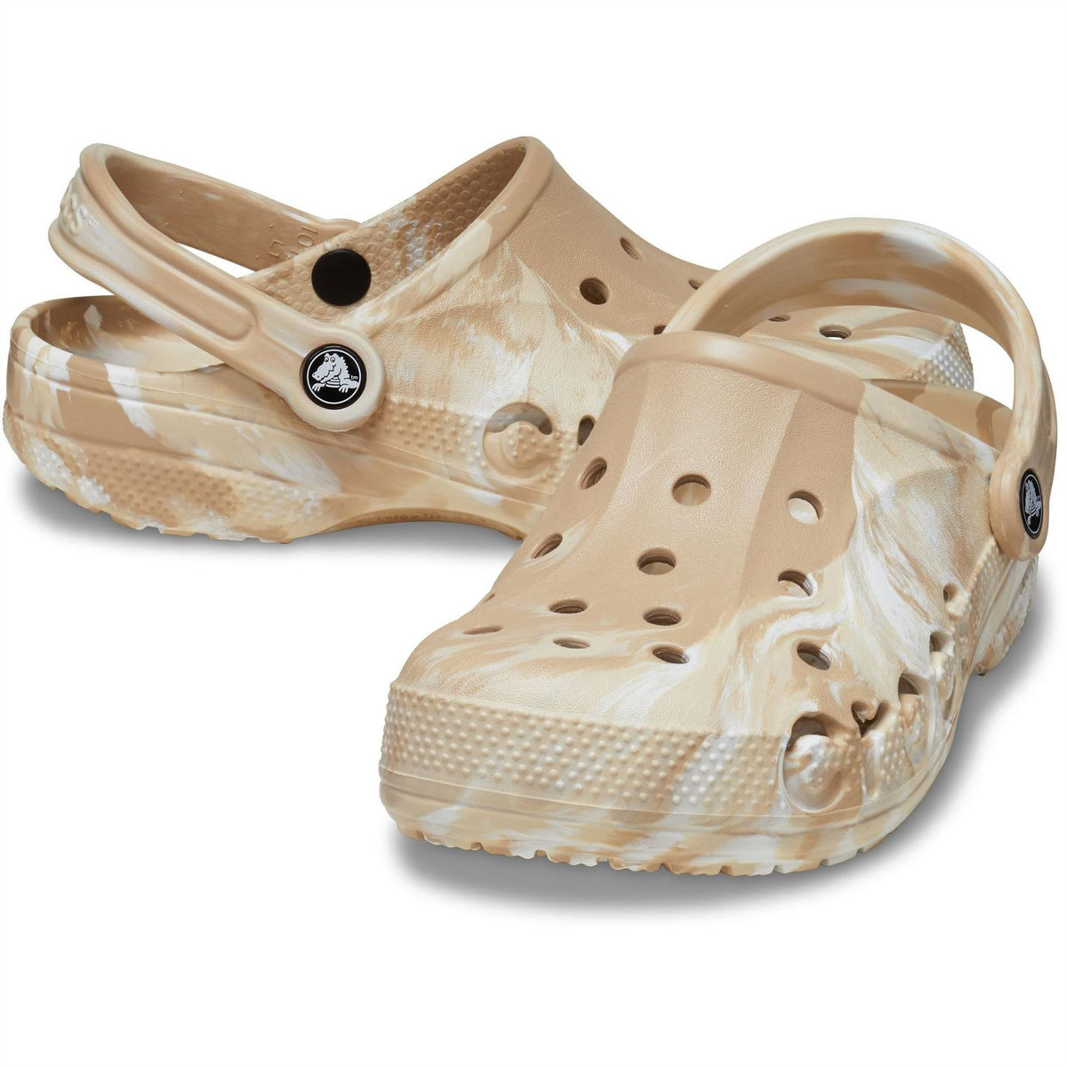 Crocs Baya Marble Patterned Clogs