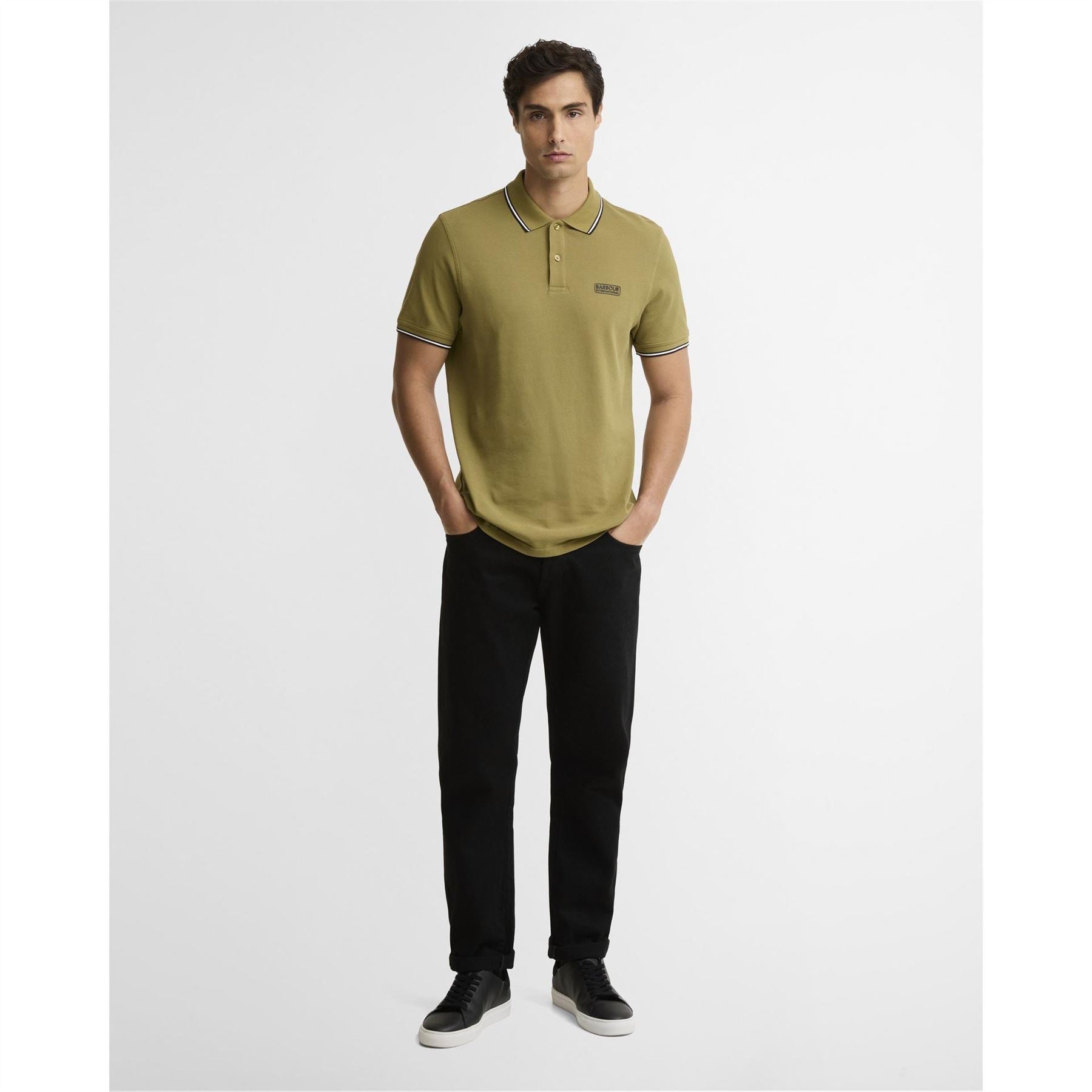 Barbour International Tipped Short Sleeve Polo Shirt