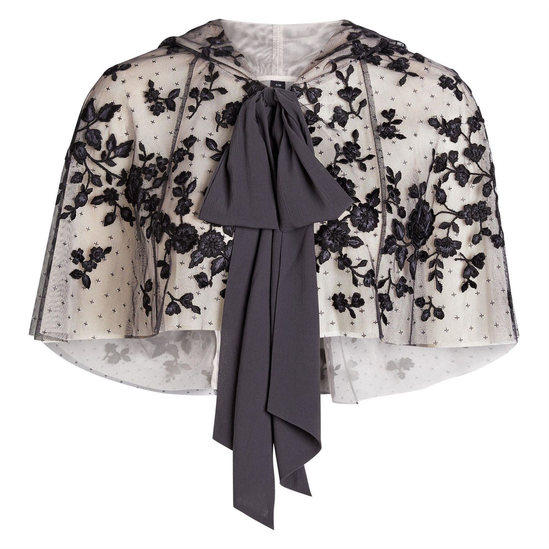 Needle and Thread Rosa Hooded Short Cape