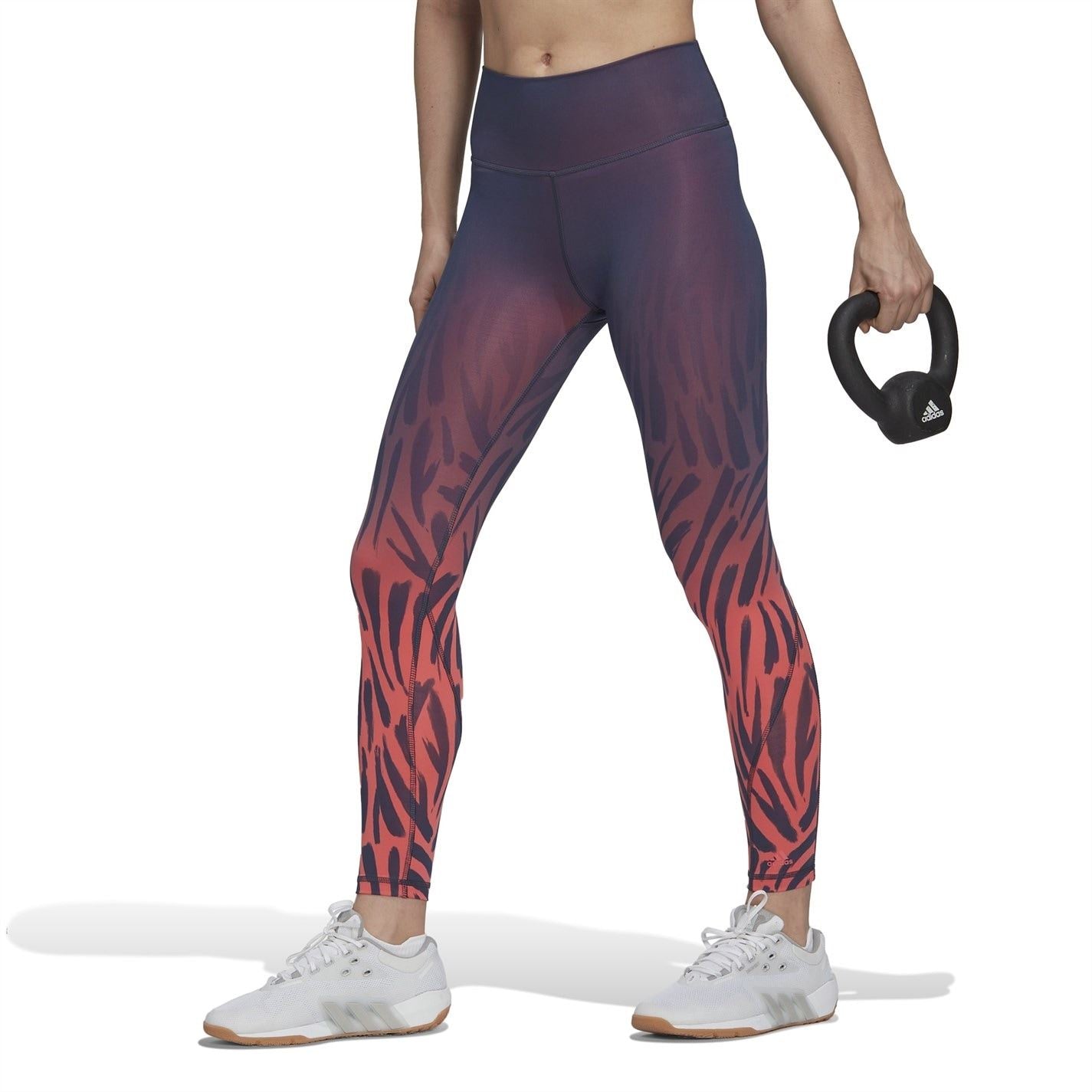 adidas Womens Optime Fierce Training 7 8 Tights