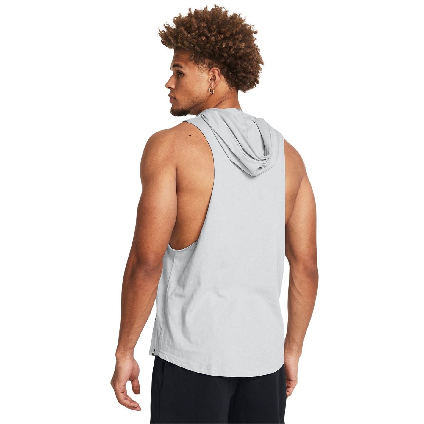 Under Armour Mens Armour Ua Pjt Rck Rents Due Sl Hoody Gym Vest
