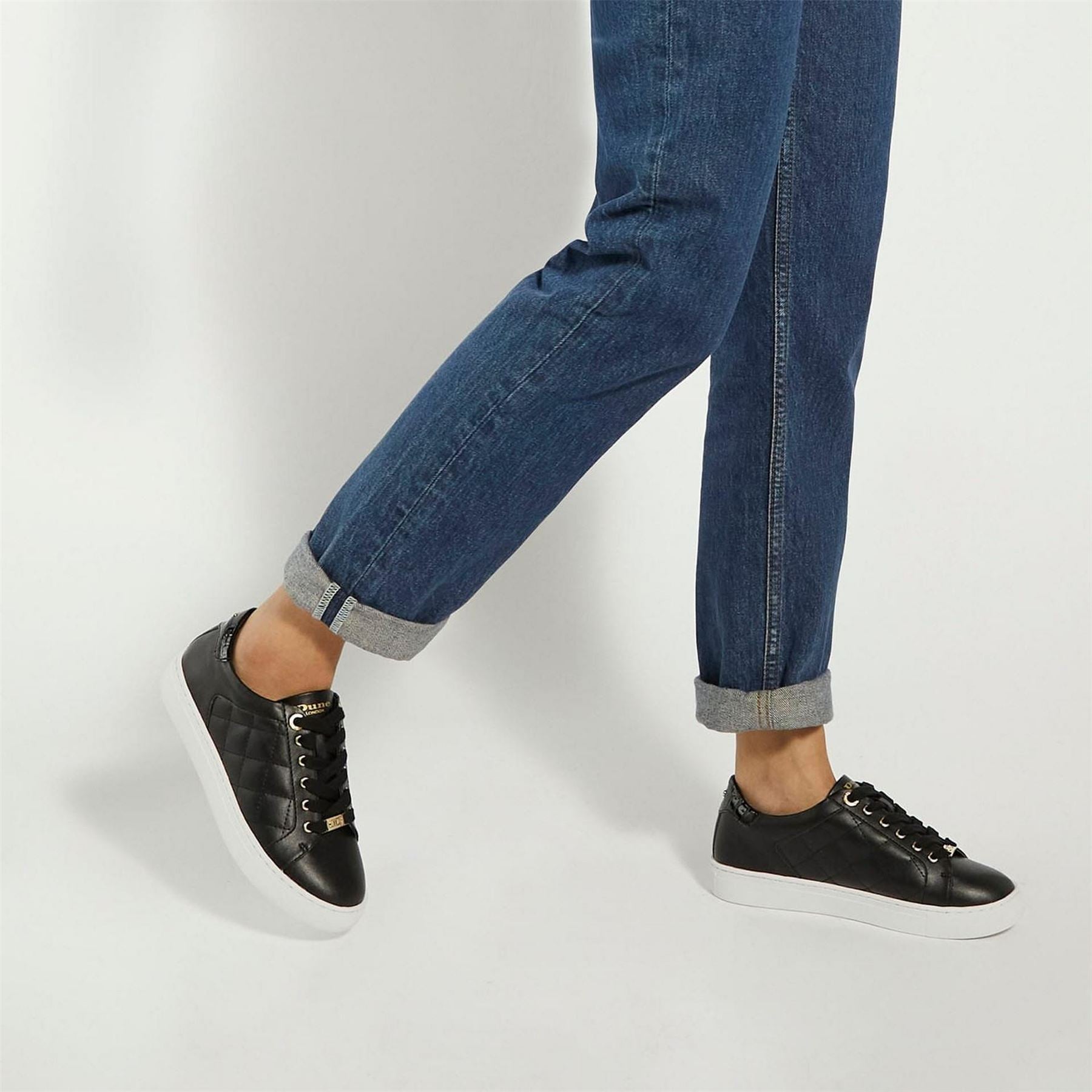 Dune London Quilted Trainers