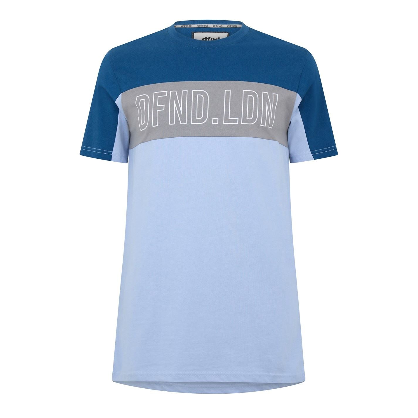 DFND London Chrome Lettering Regular Fit T-Shirt