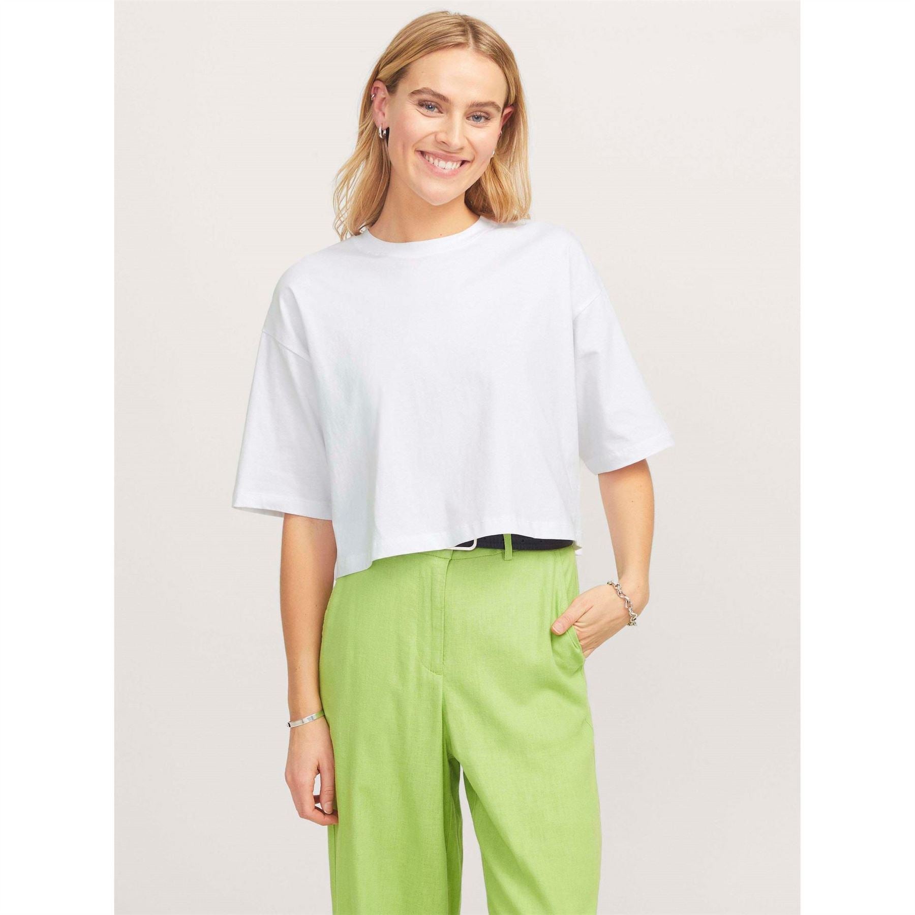 JJXX Loose Cropped T-Shirt Ladies