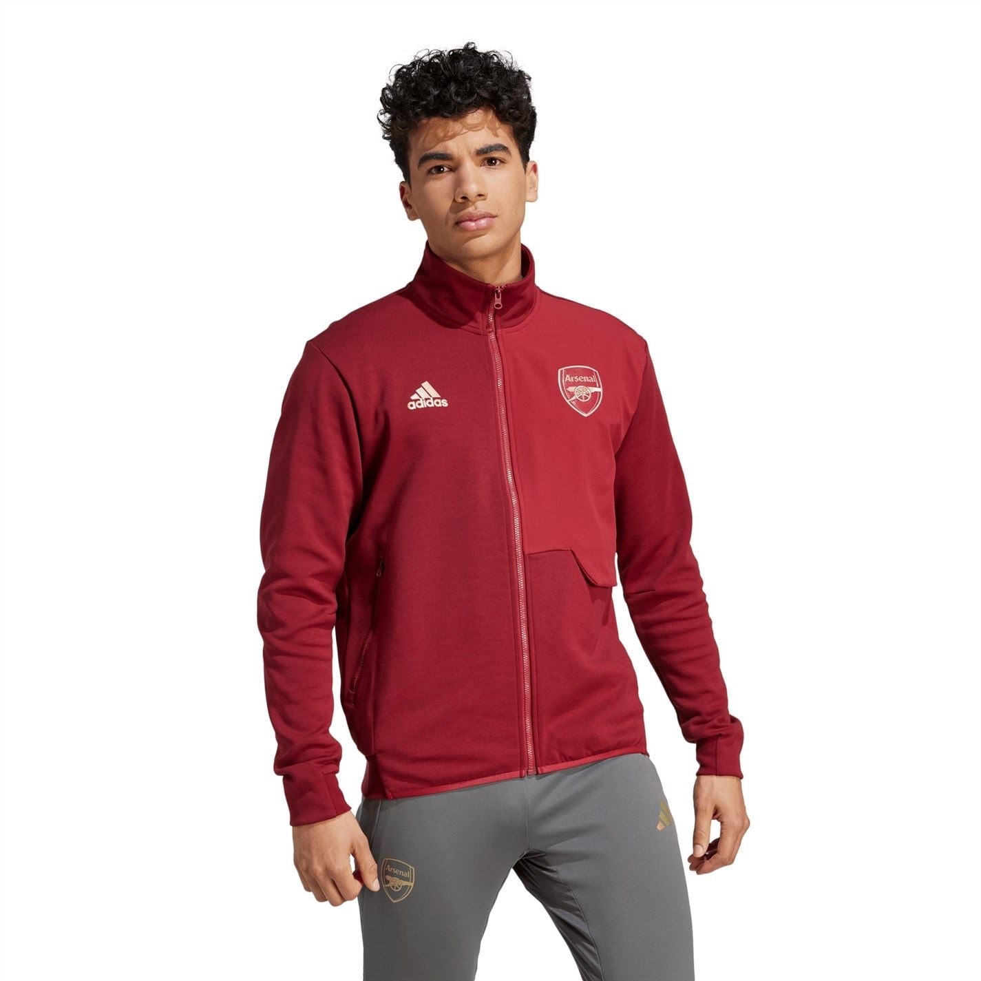 adidas Arsenal Anthem Jacket 2023 2024 Adults