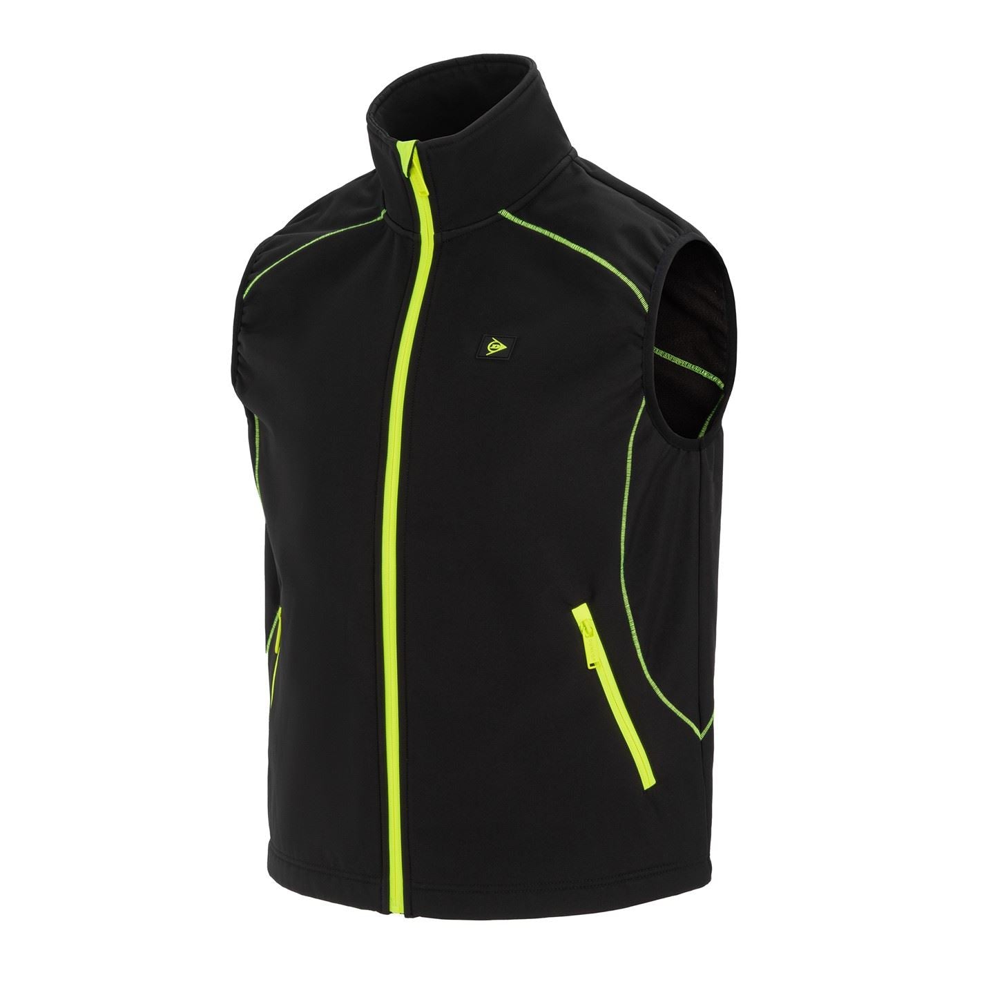 Dunlop Work Hi Vis Reversible Sleeveless Softshell Jacket