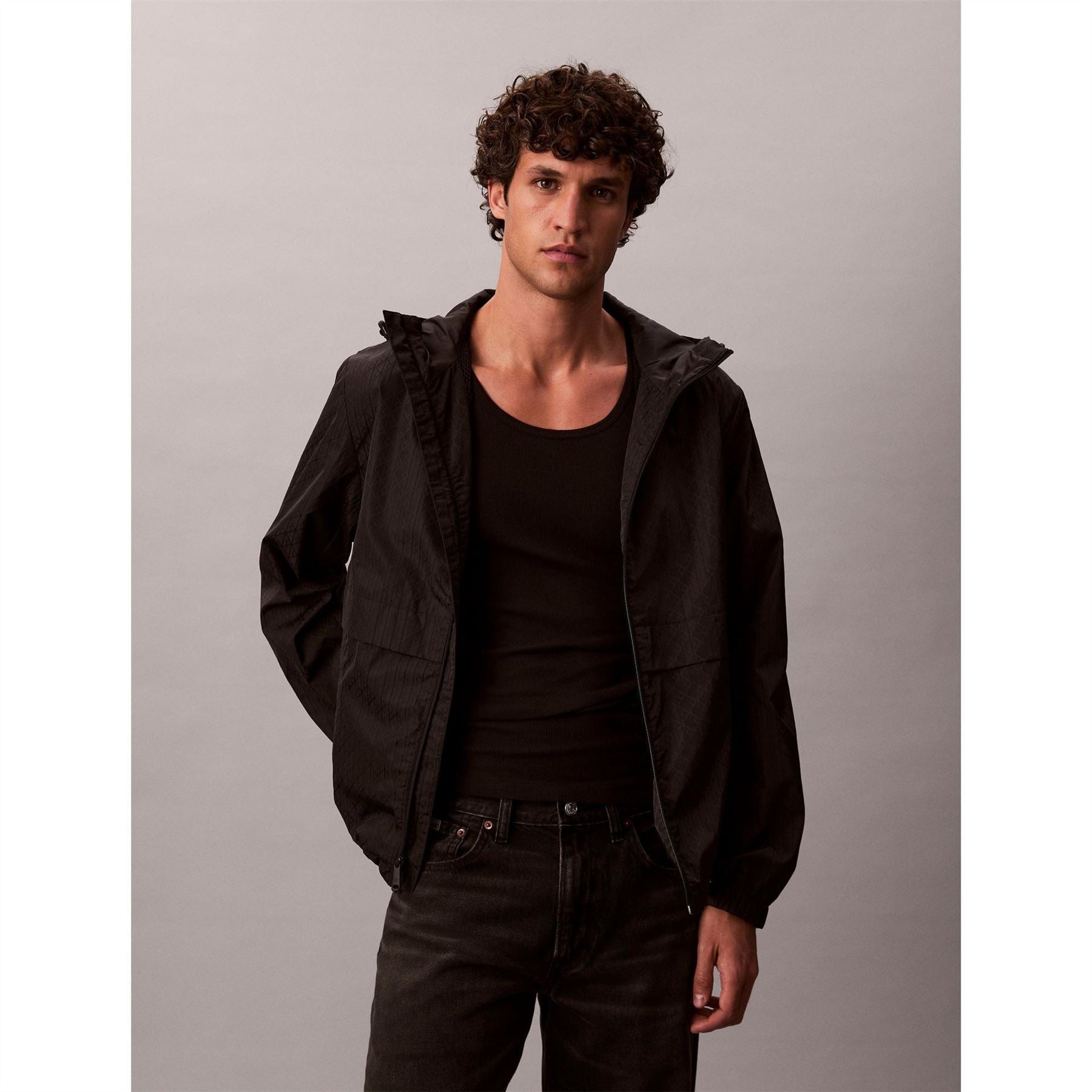 Calvin Klein Jeans CKJ All Over Print Lightweight Windbreaker