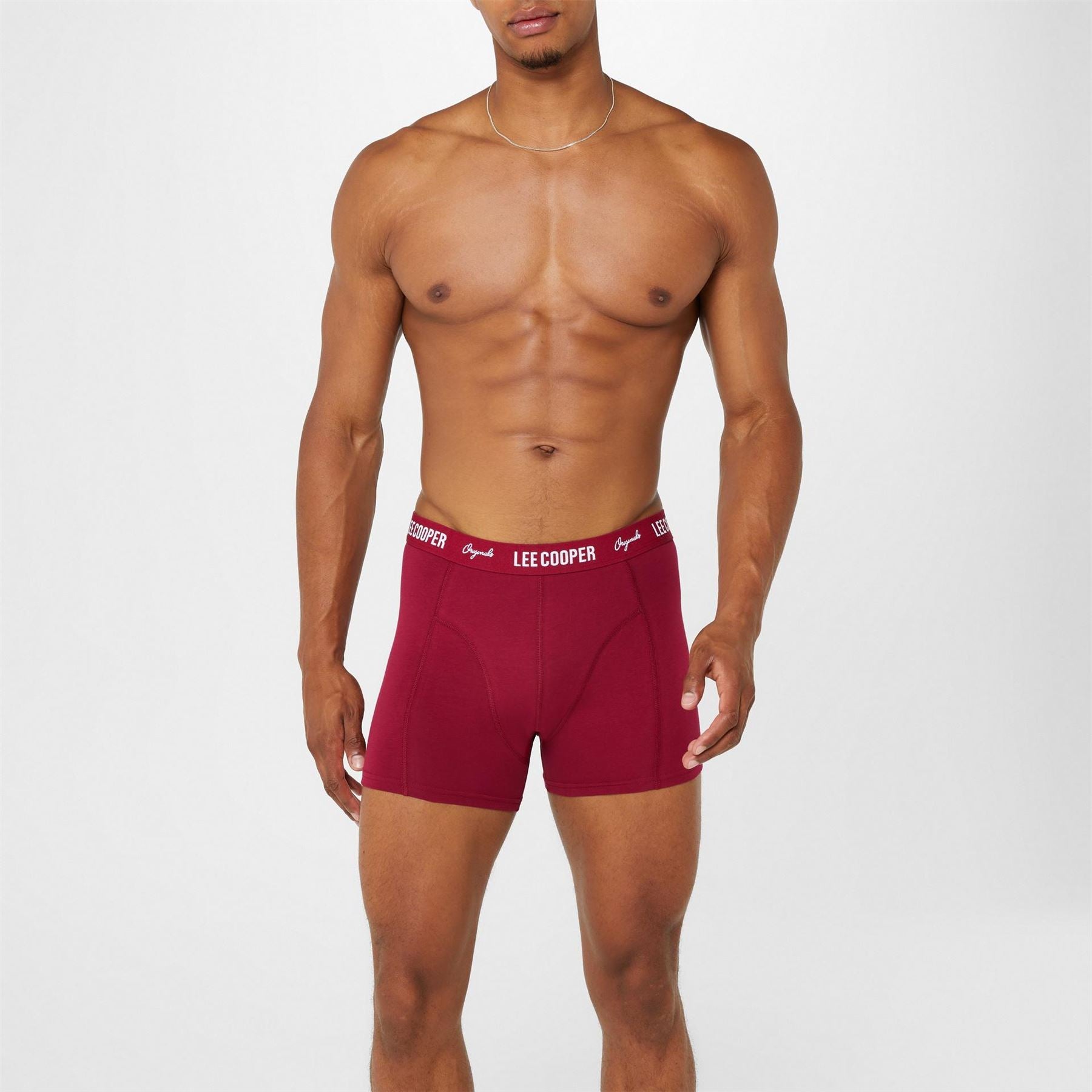 Lee Cooper Mens Cooper Essential Boxer Trunk 5 Pack